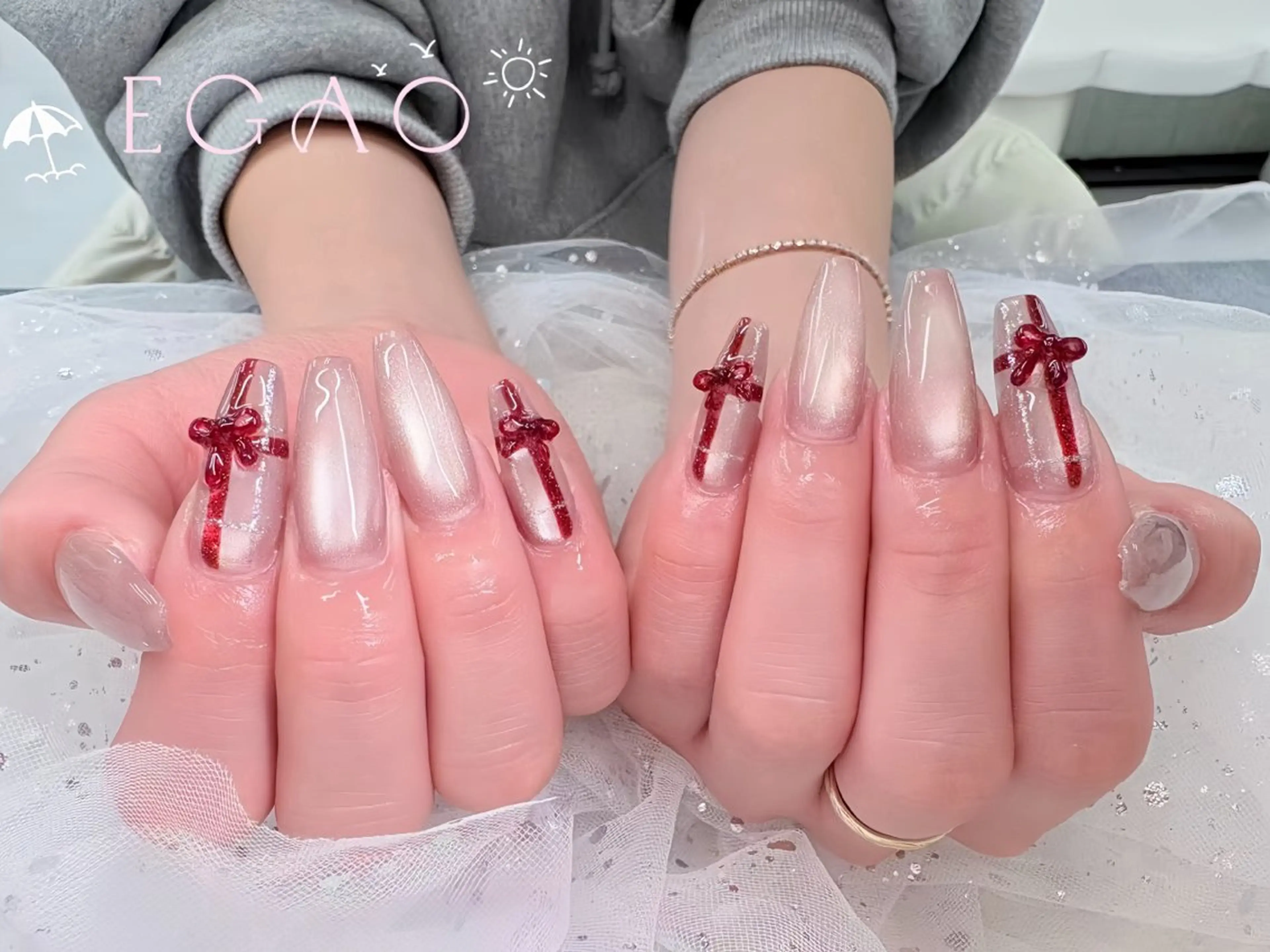 ネイル アートネイル フットネイル フレンチネイル ジェルネイル グラデーション ハンドネイル Egao Nail Salonのネイルデザイン