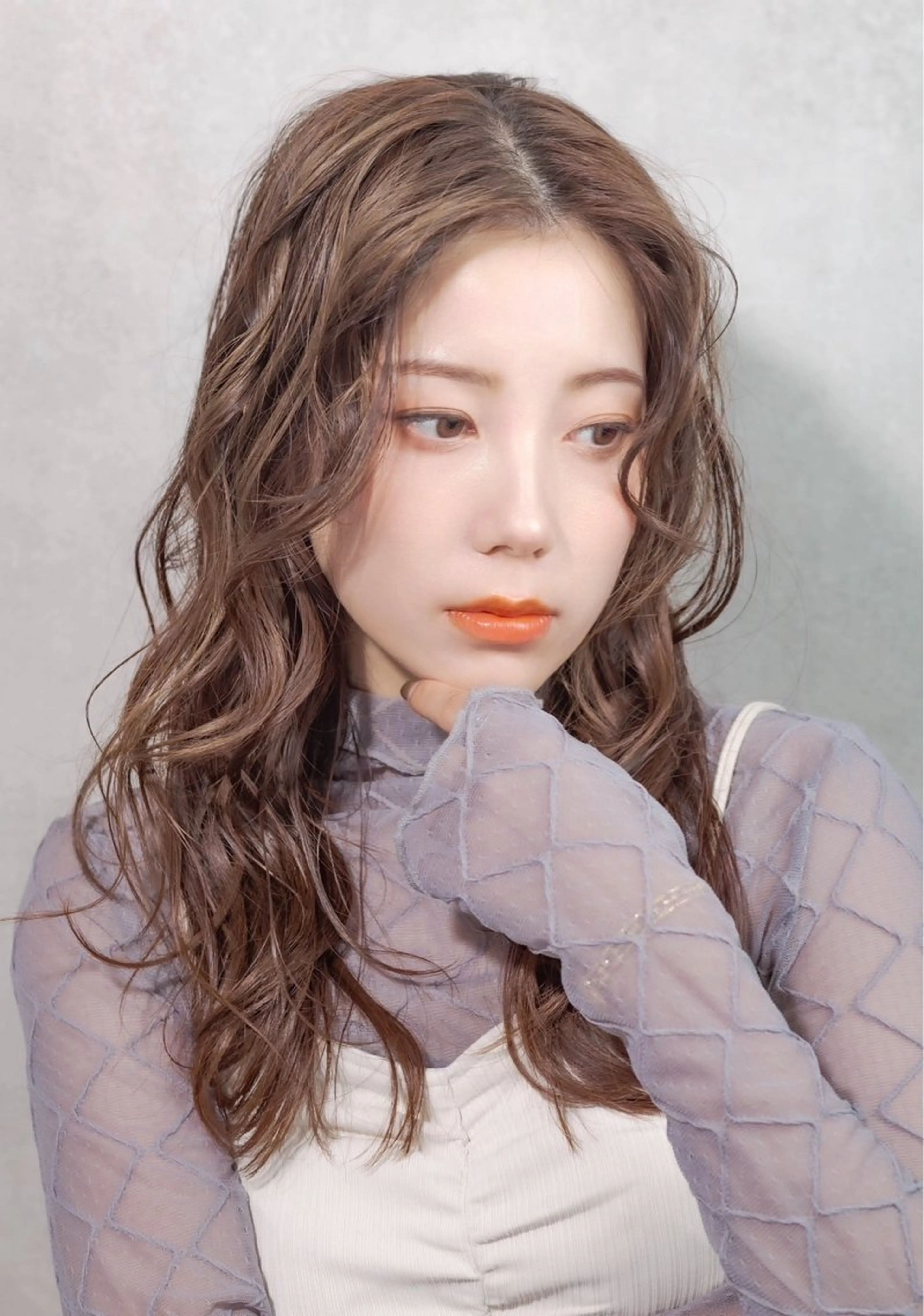 【ミニモ学割】小顔カット+ヒアルロン酸カラーの写真