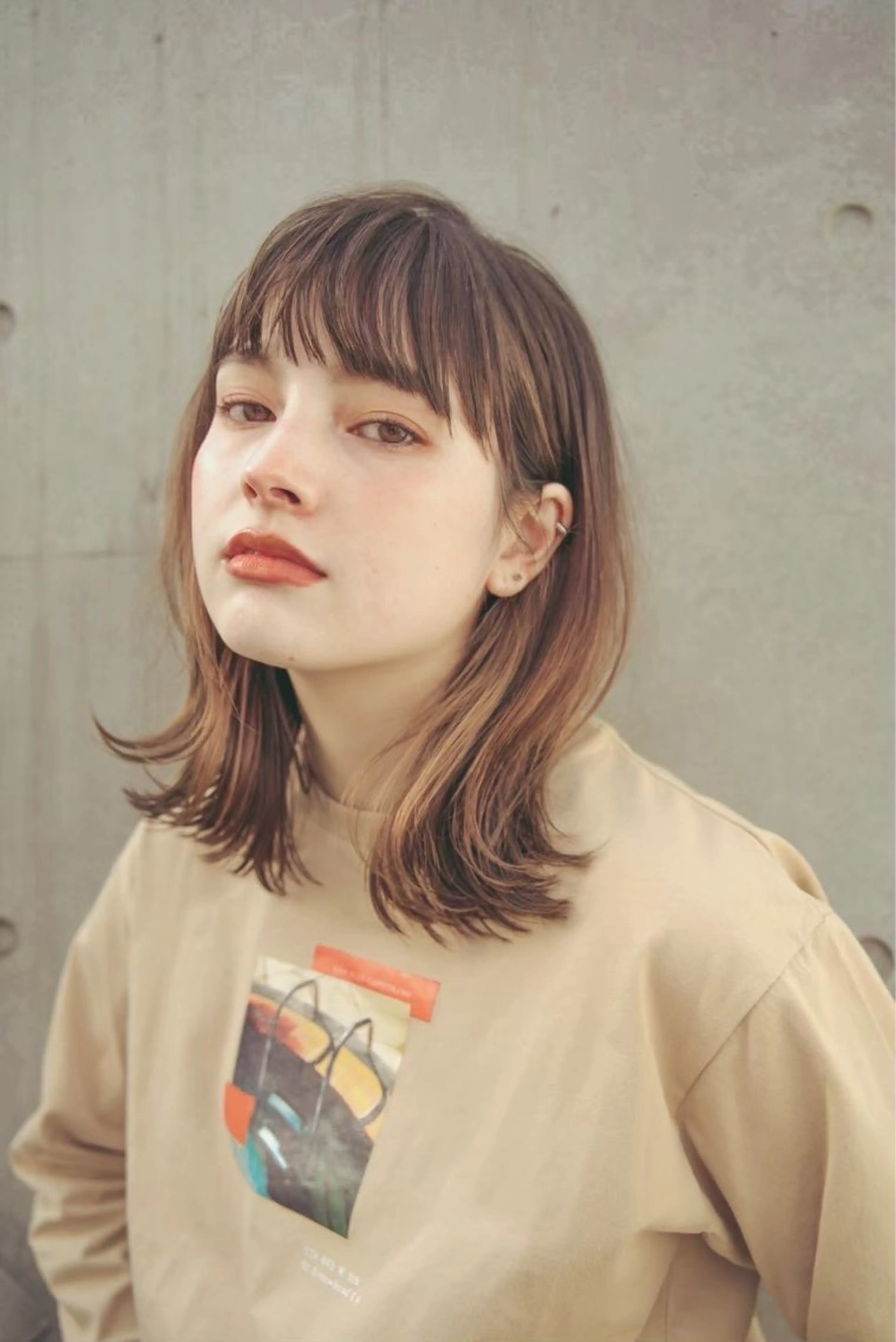 ミディアム itsuki レディース練習のヘアスタイル