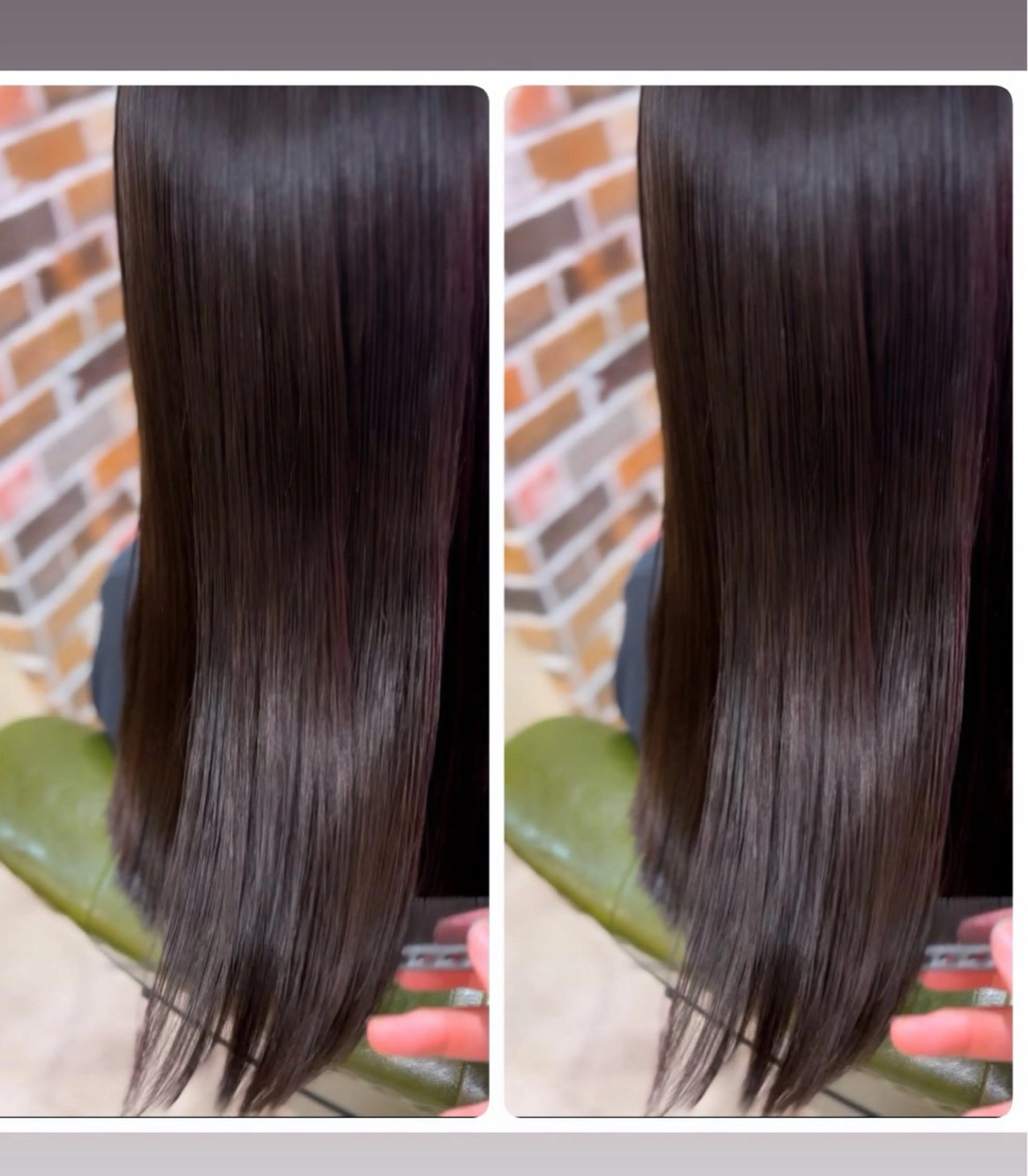 ロング 髪質改善 縮毛矯正 カット 縮毛矯正 飯星慧斗 /ブリーチ、縮毛矯正のヘアスタイル