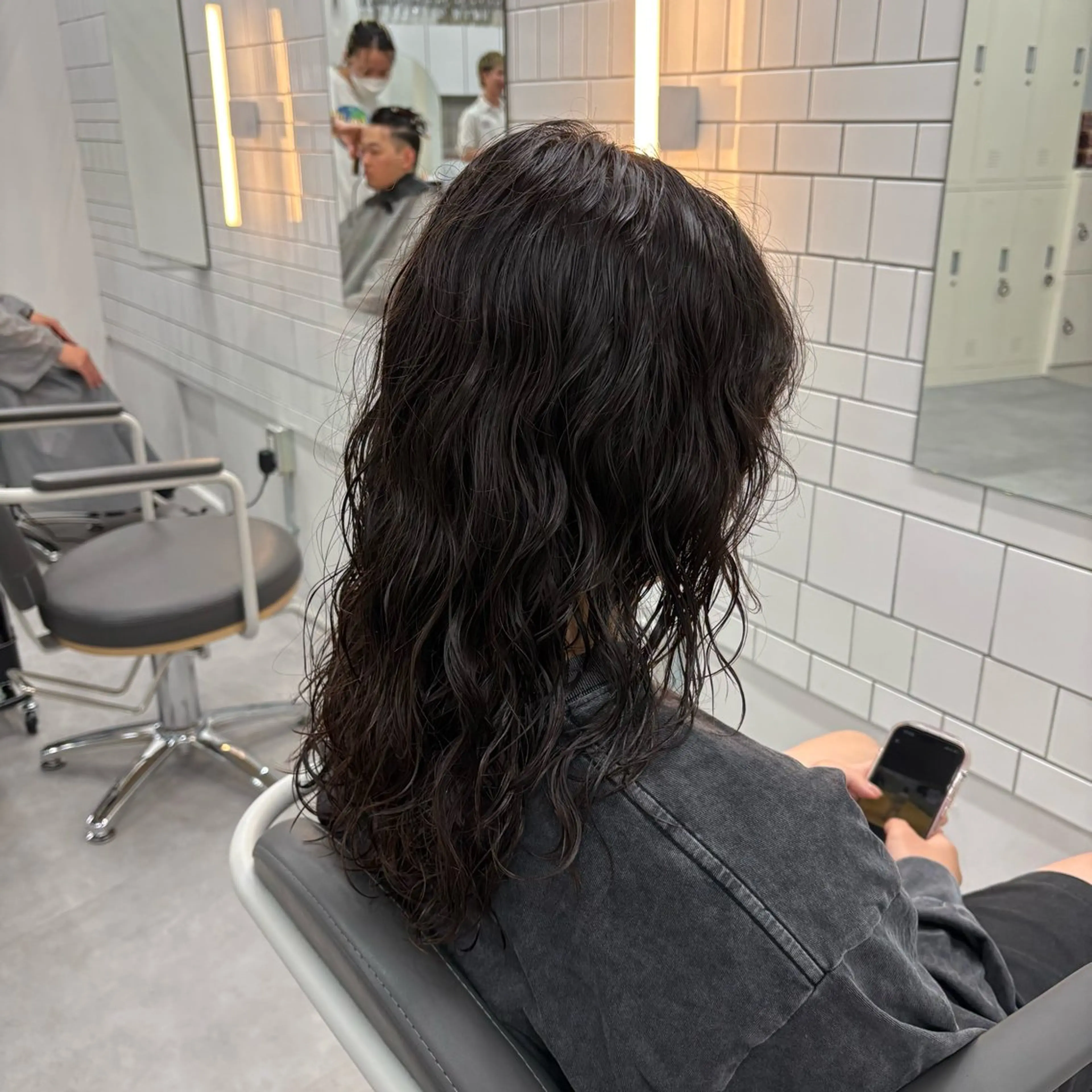 ロング パーマ 【メンズ特化】中場 健人/西梅田/北新地のヘアスタイル