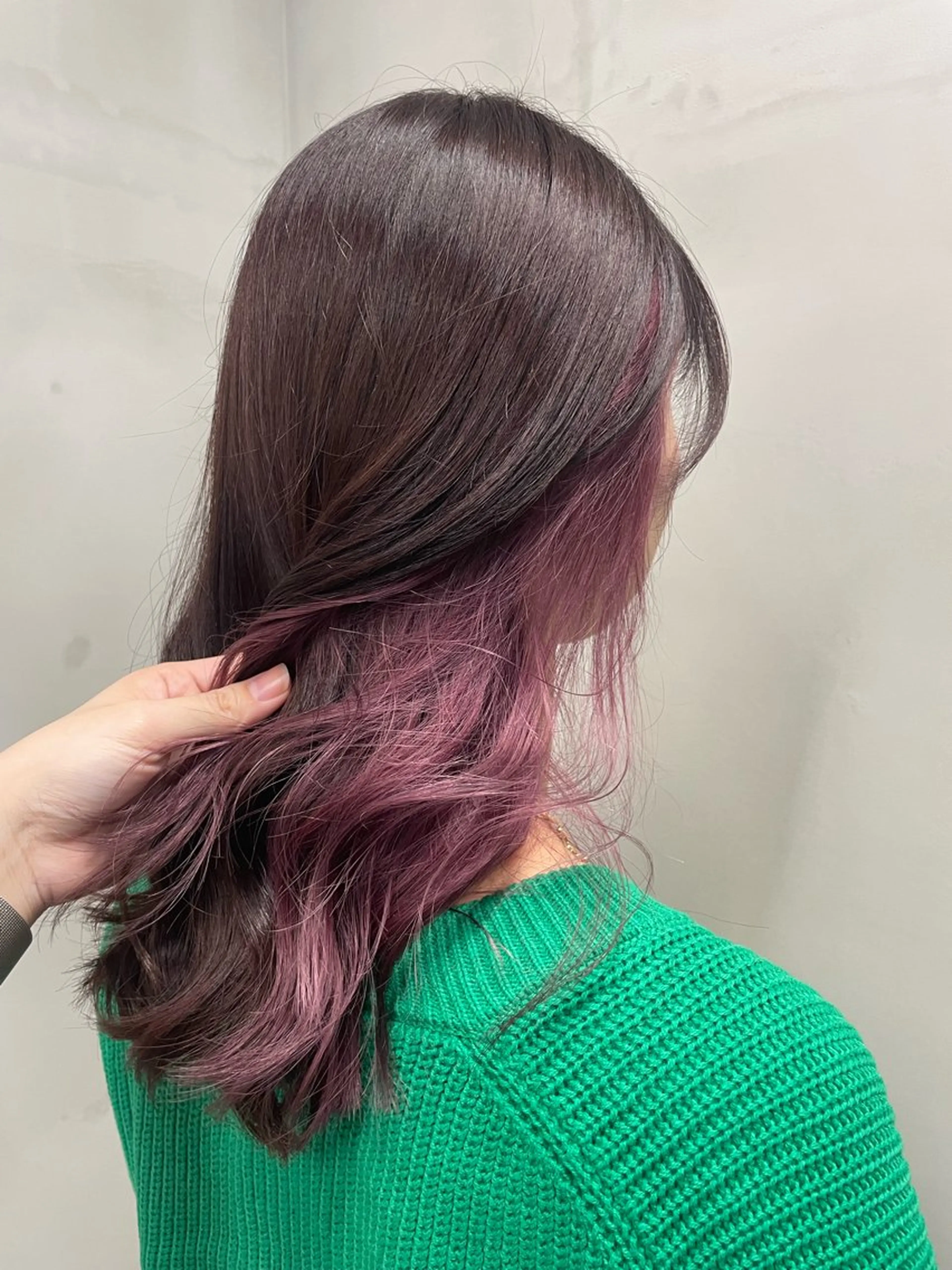 セミロング カラー ブリーチ ケアブリーチ トリートメント ヘアカラー トリートメント ALLEN hair所属・ALLEN hair /まなのヘアスタイル