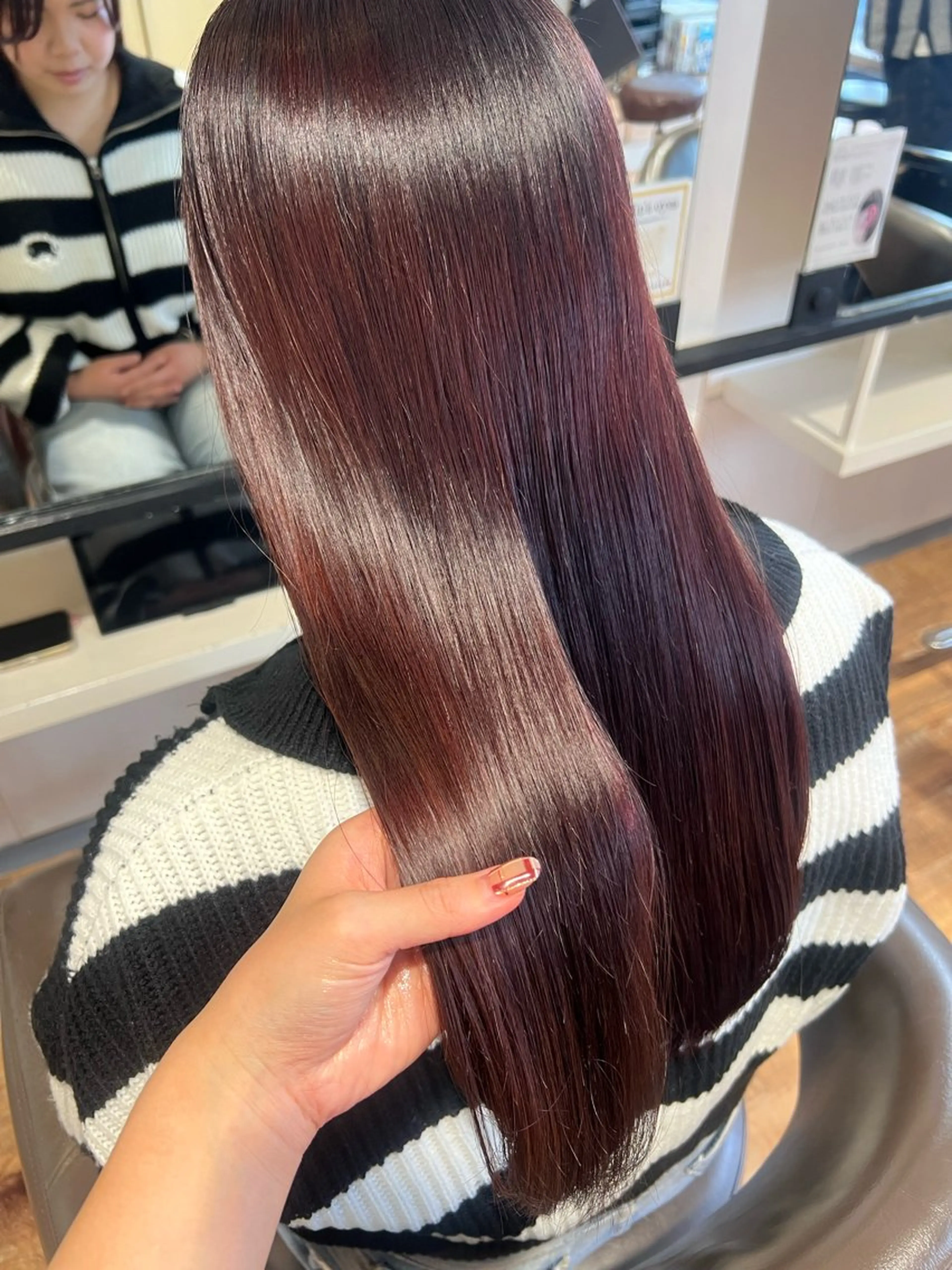 カラー レッドカラー ヘアカラー トリートメント インナーカラー♡ Nanakoのヘアスタイル