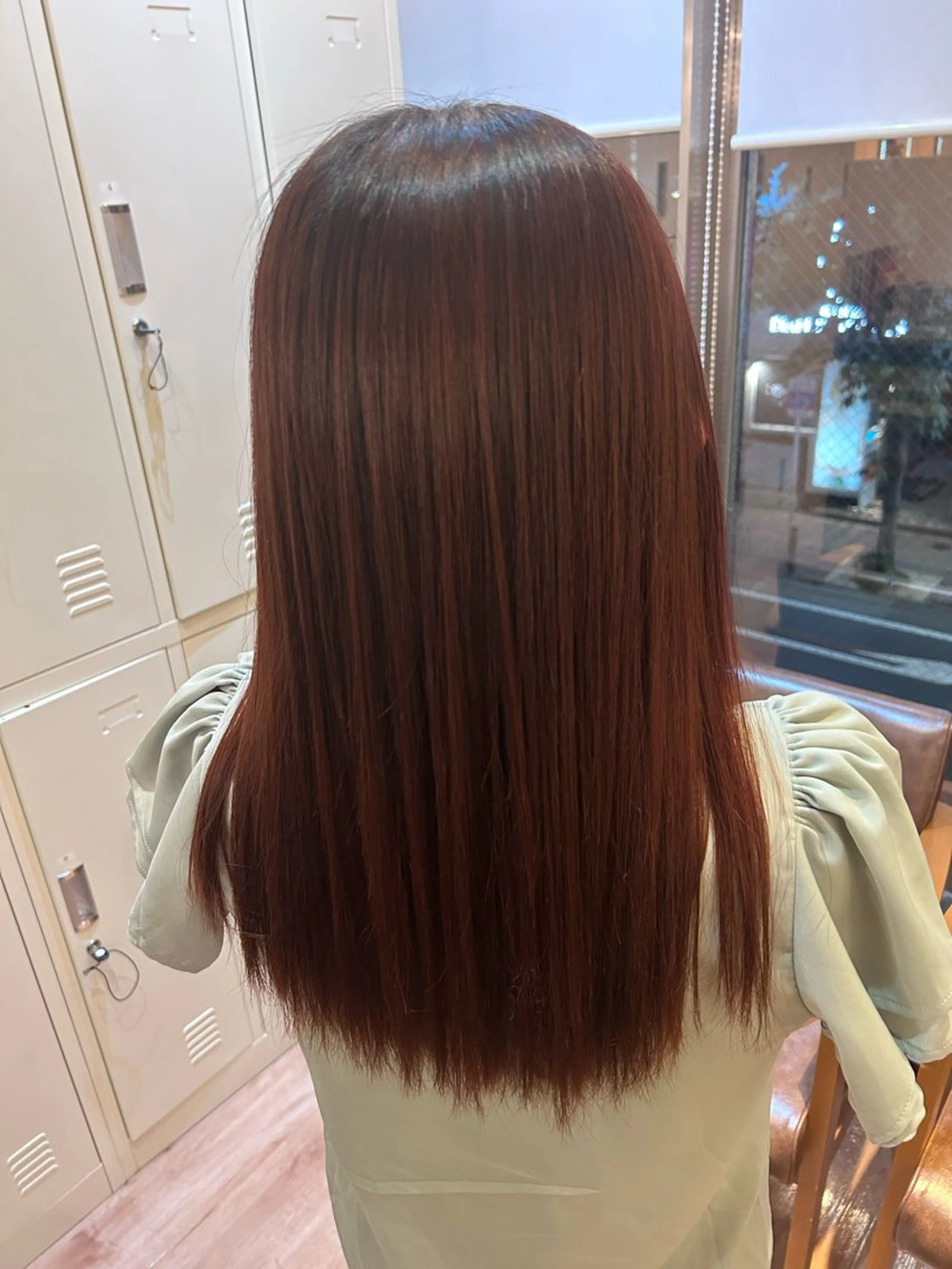 ロング 縮毛矯正 little福岡 mei.𓍯のヘアスタイル