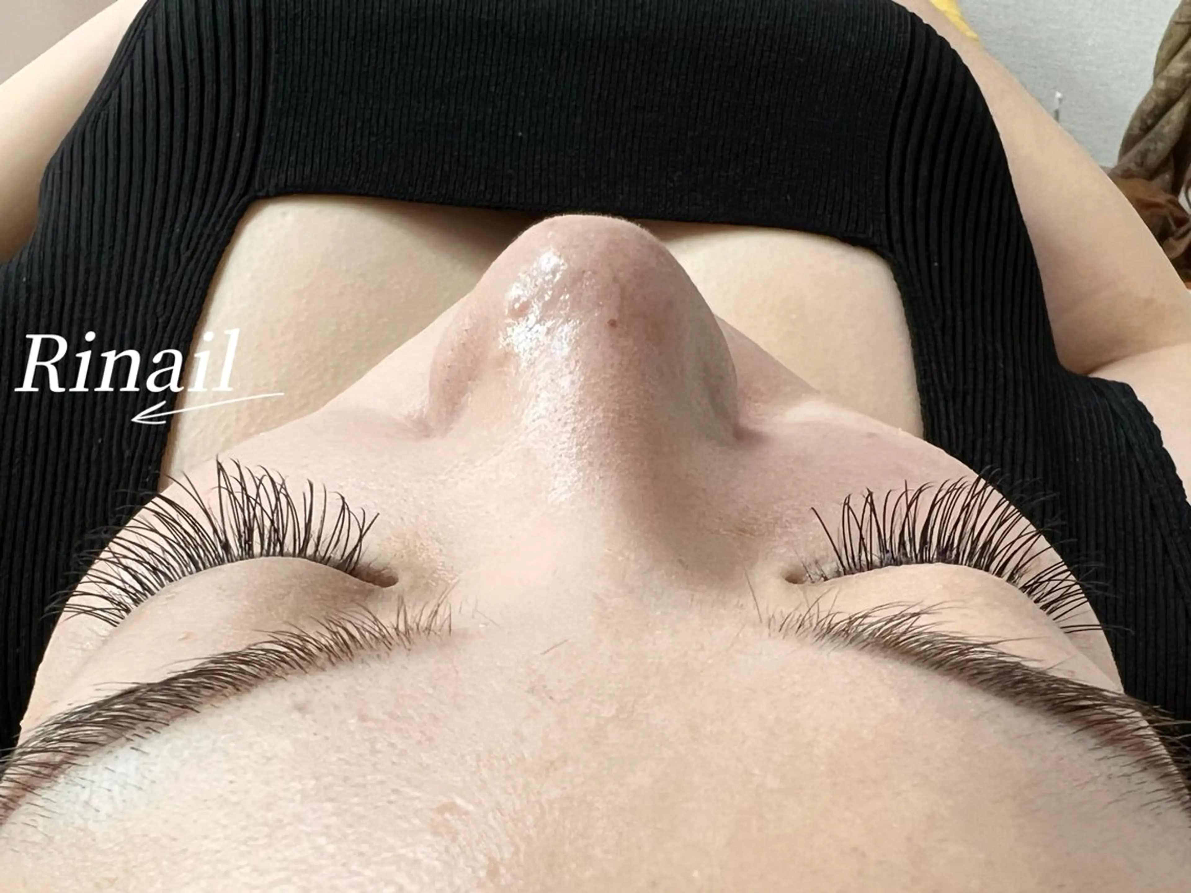 マツエク・マツパ バインドロック フラットラッシュ ナチュラル パリジェンヌラッシュリフト まつげパーマ YK Rinのネイルデザイン