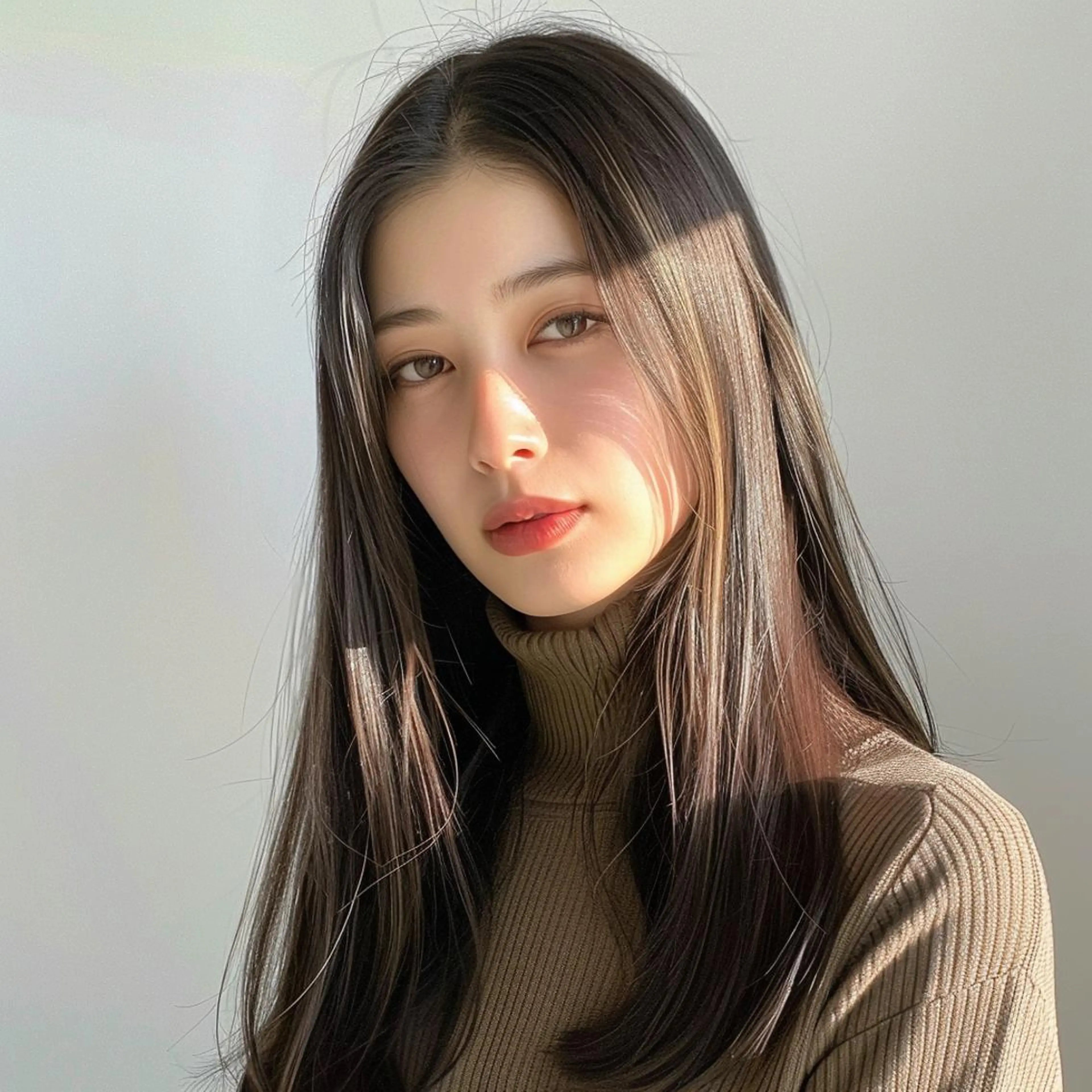 セミロング 髪質改善 Noe心斎橋店のヘアスタイル