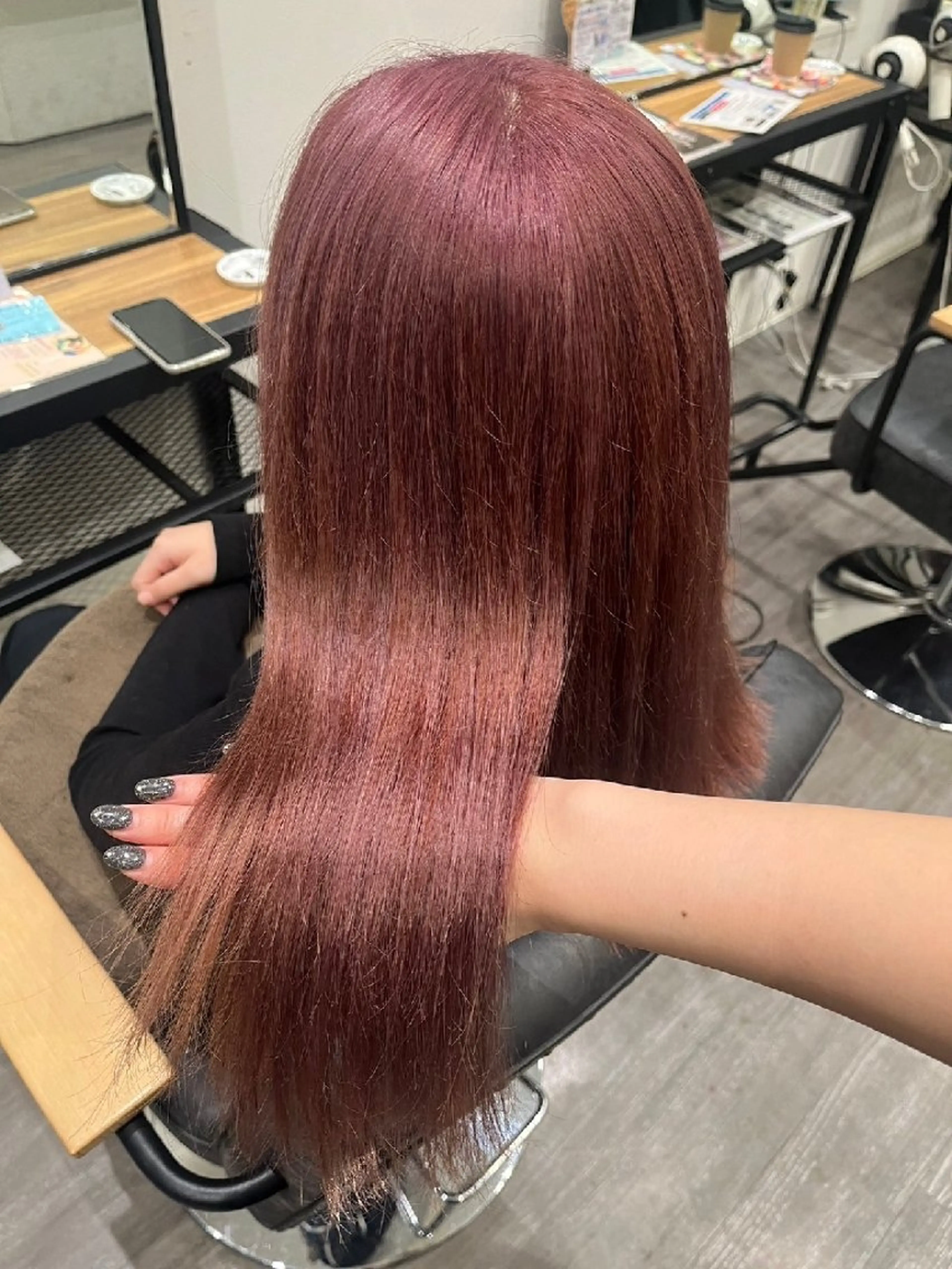 カラー ヘアカラー 暖色🍎透明感カラー 🩵小林かりんのヘアスタイル