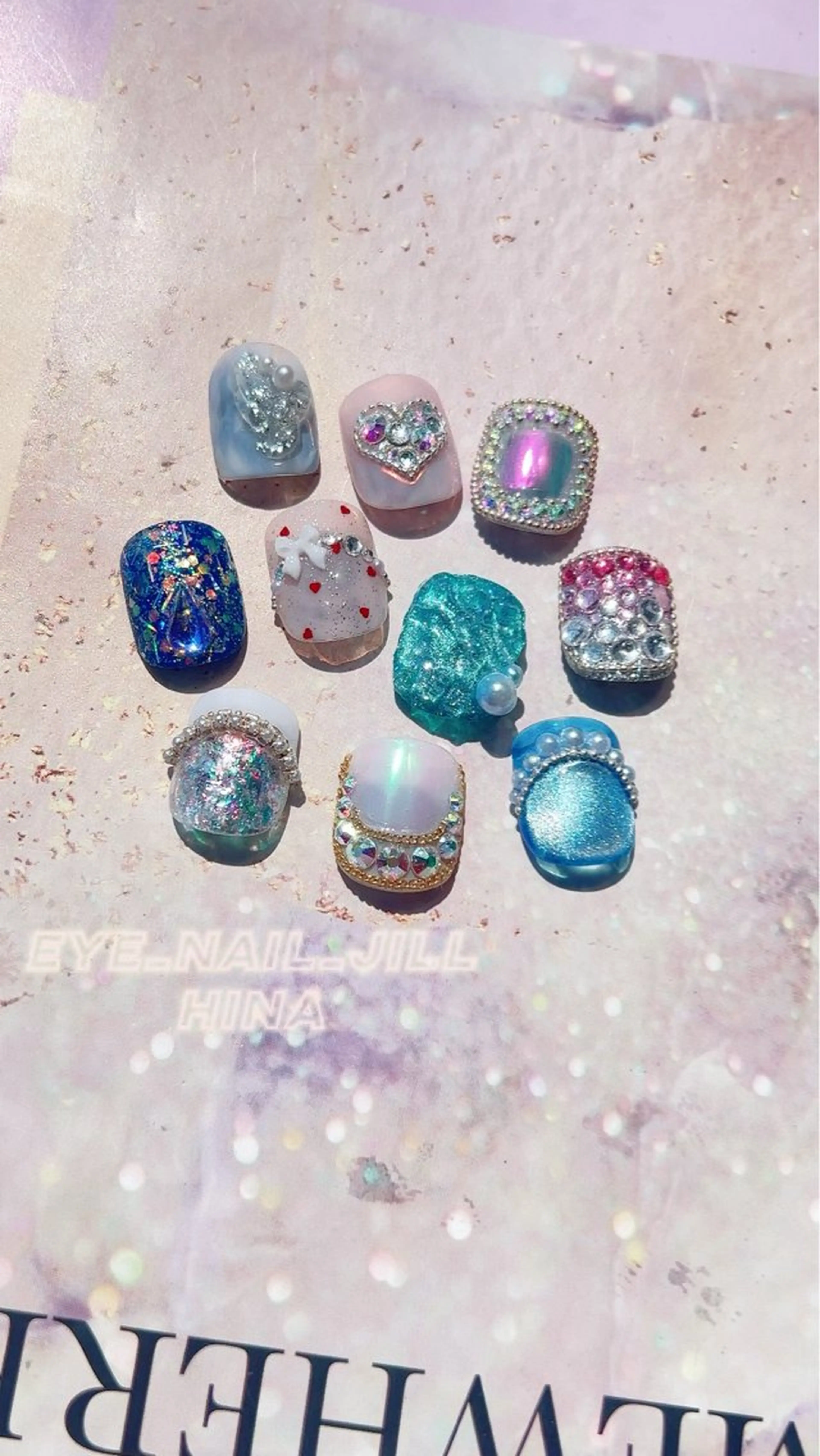 ネイル フットネイル フットネイル 🎀JILL HINA🎀のネイルデザイン