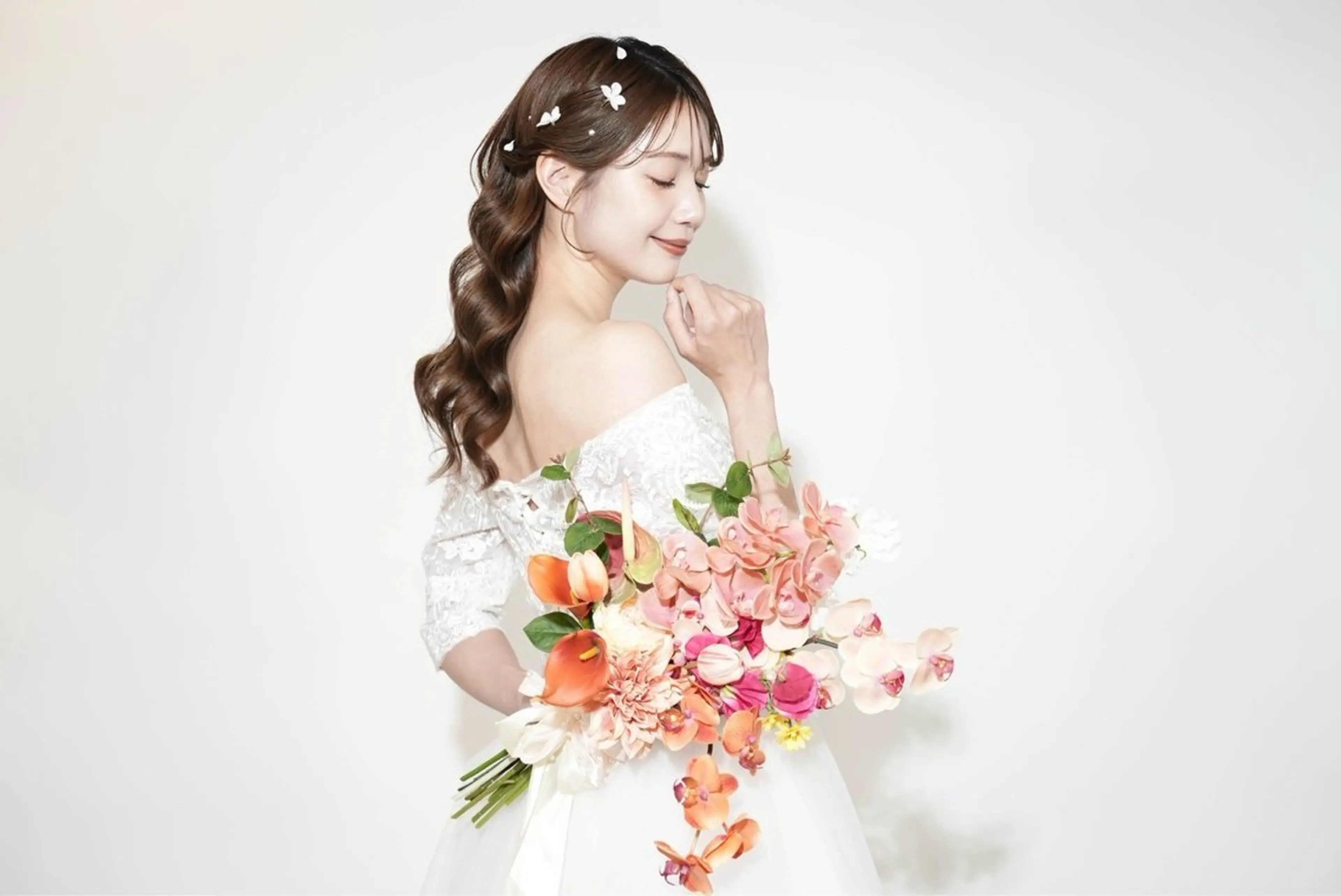 ロング ヘアセット 《カメレオン》 西田美輝のヘアスタイル