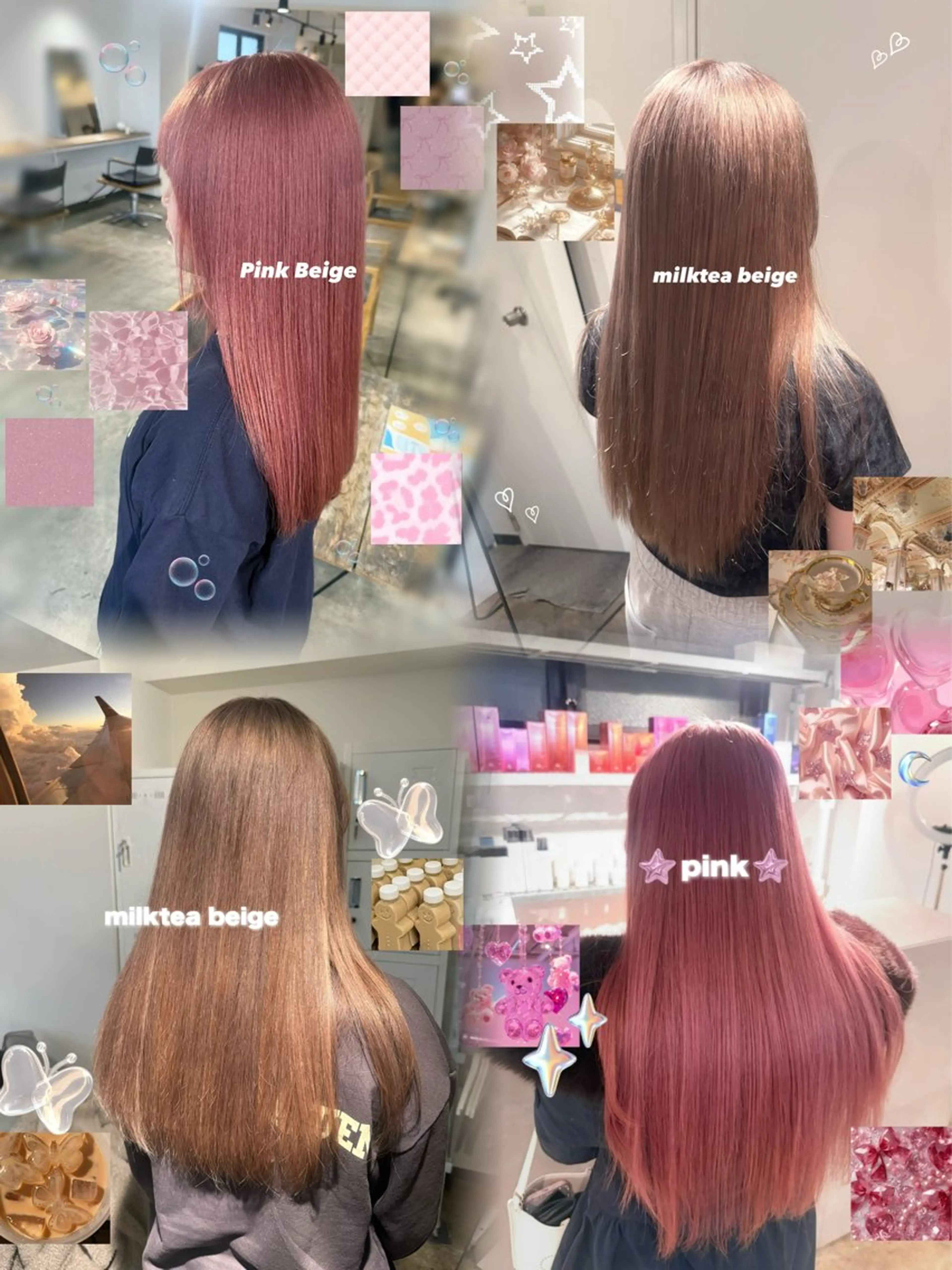 ロング カラー ヘアカラー トリートメント ブリーチモデル/ 透明感カラー /みきのヘアスタイル