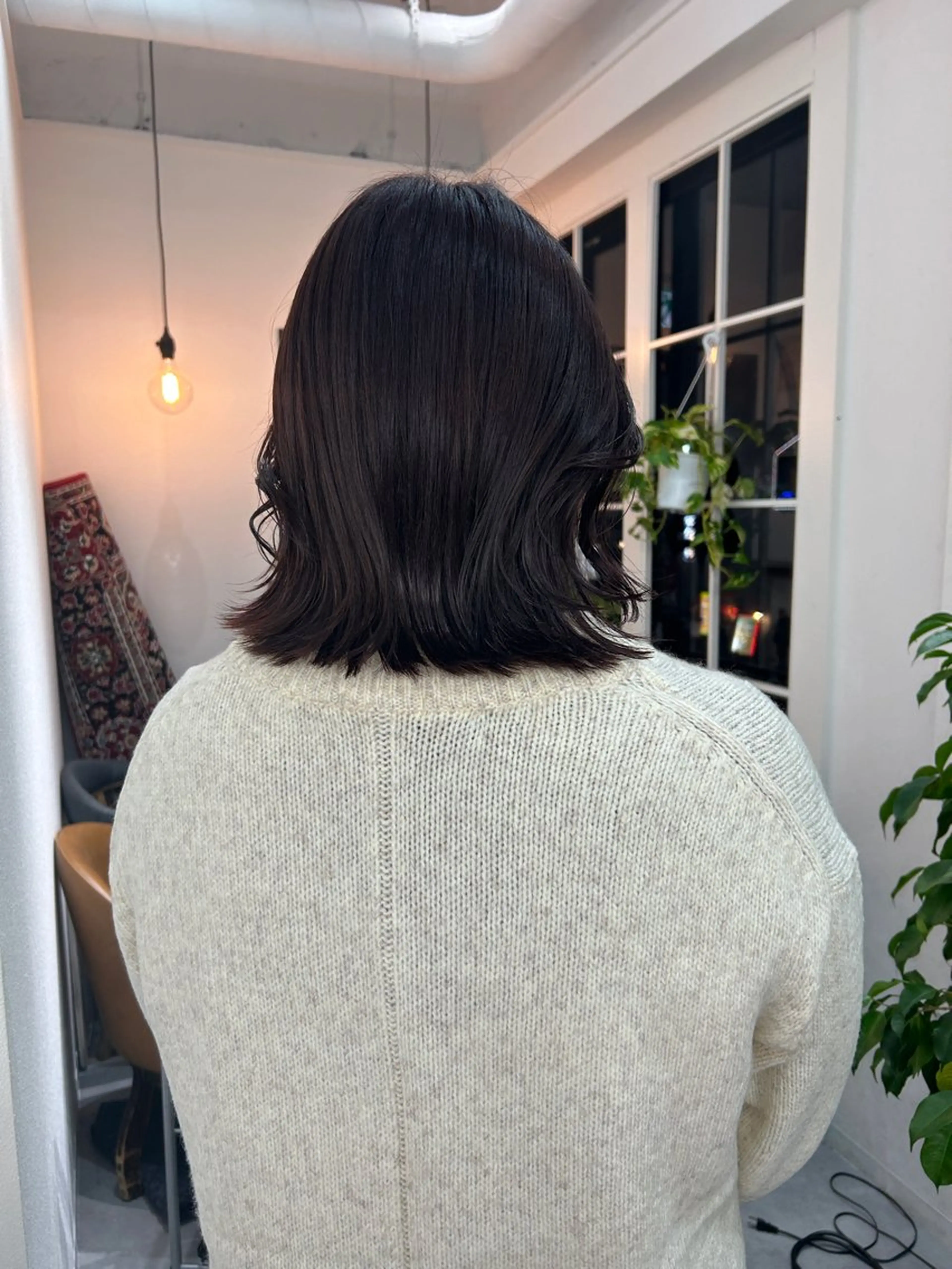 ミディアム カラー レイヤーボブ/ 艶カラー/サナ🌼のヘアスタイル