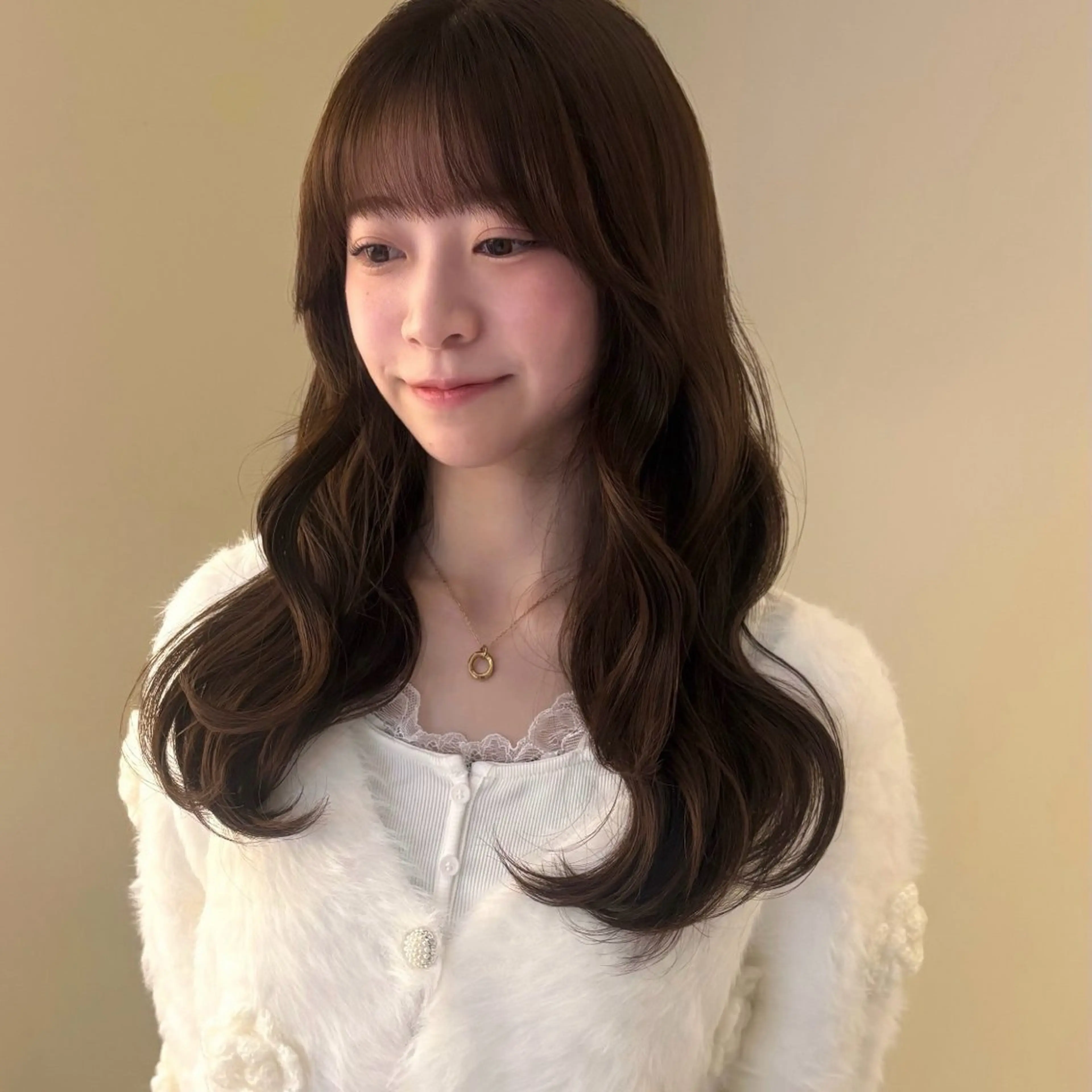 【2月限定！💕⟡.】カット+透明感カラー +髪質改善カシミア2 𝘀𝘁𝗲𝗽トリートメントの写真