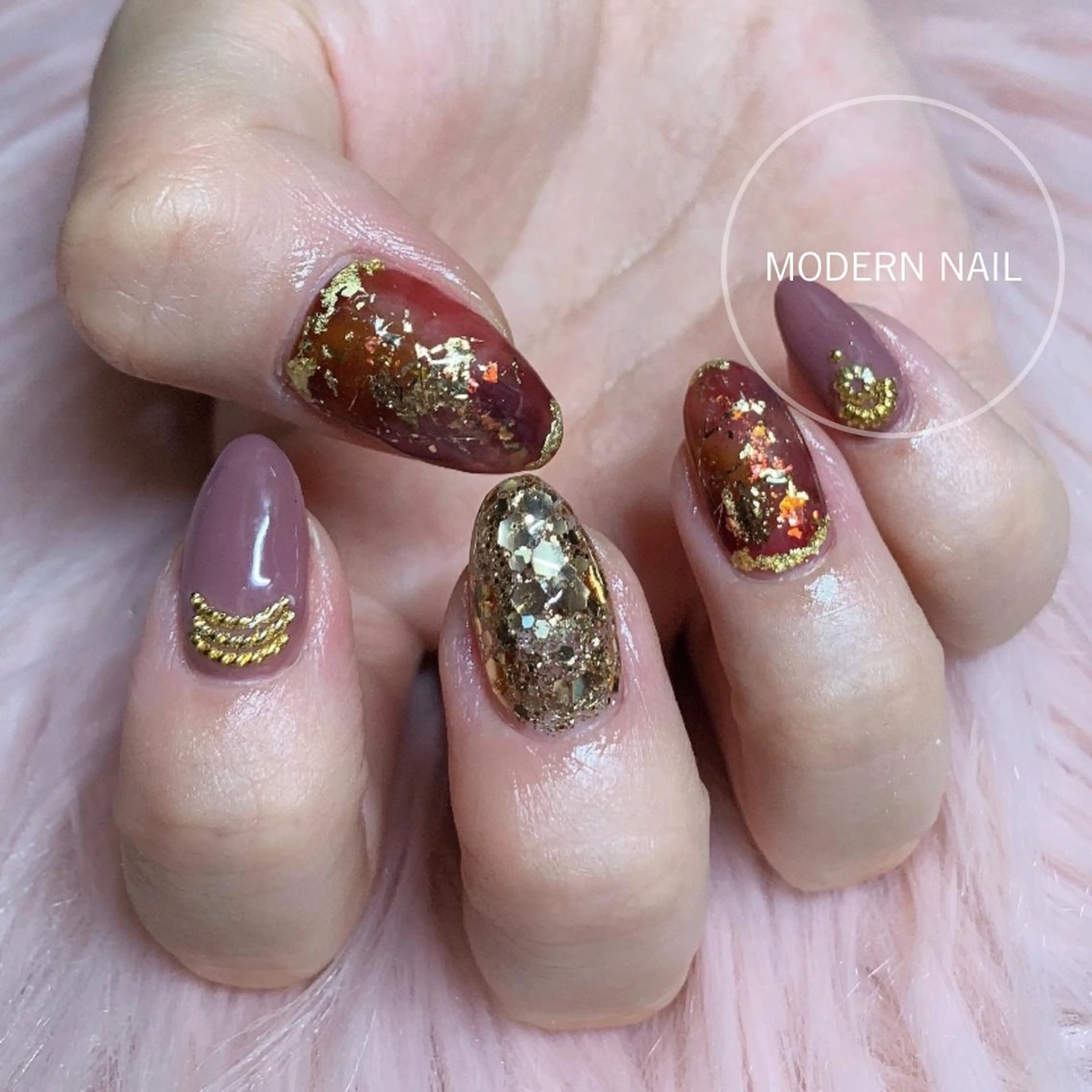 ネイル ハンドネイル 小川 玲奈のネイルデザイン