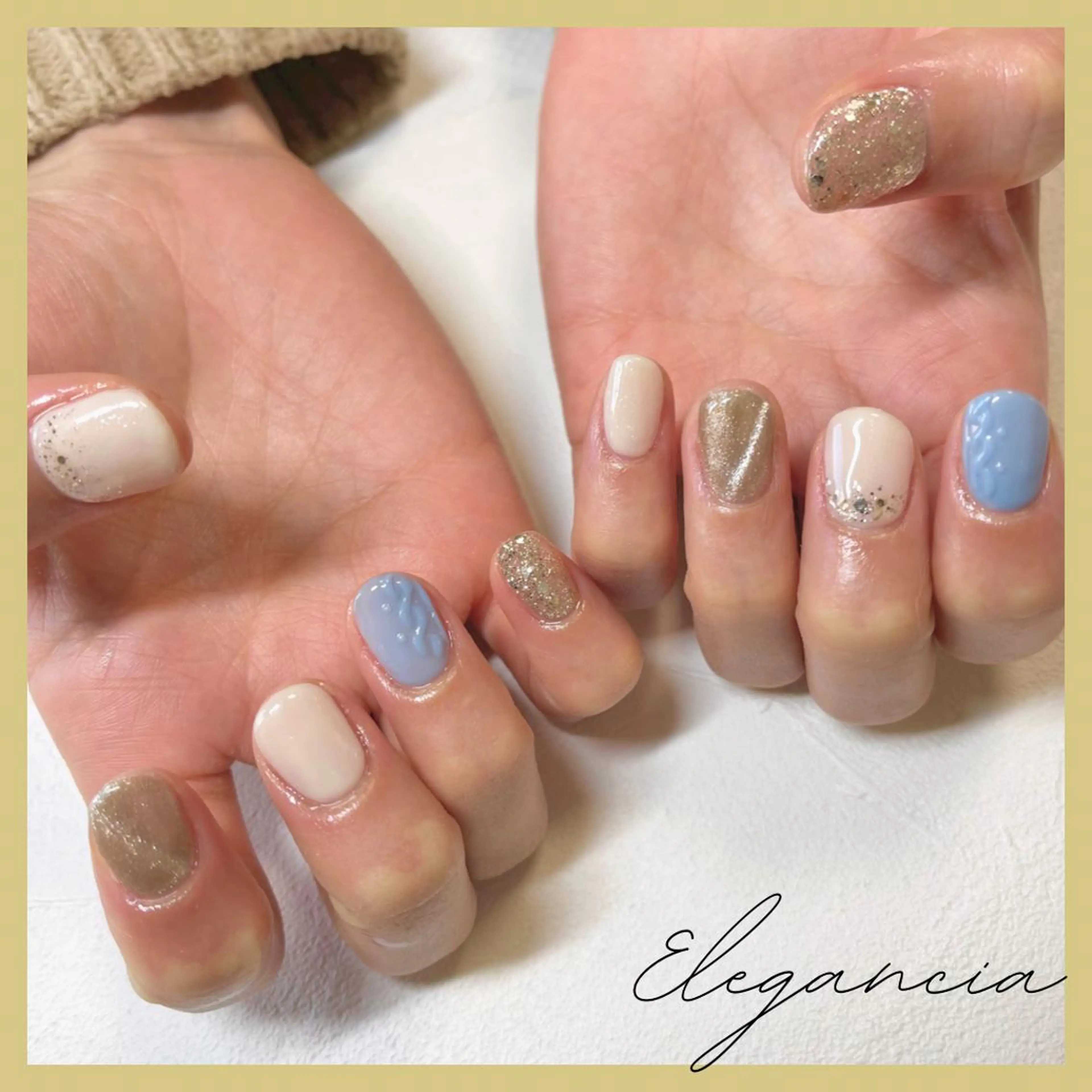 カラー ネイル ハンドネイル Elegancia. Hiromiのネイルデザイン