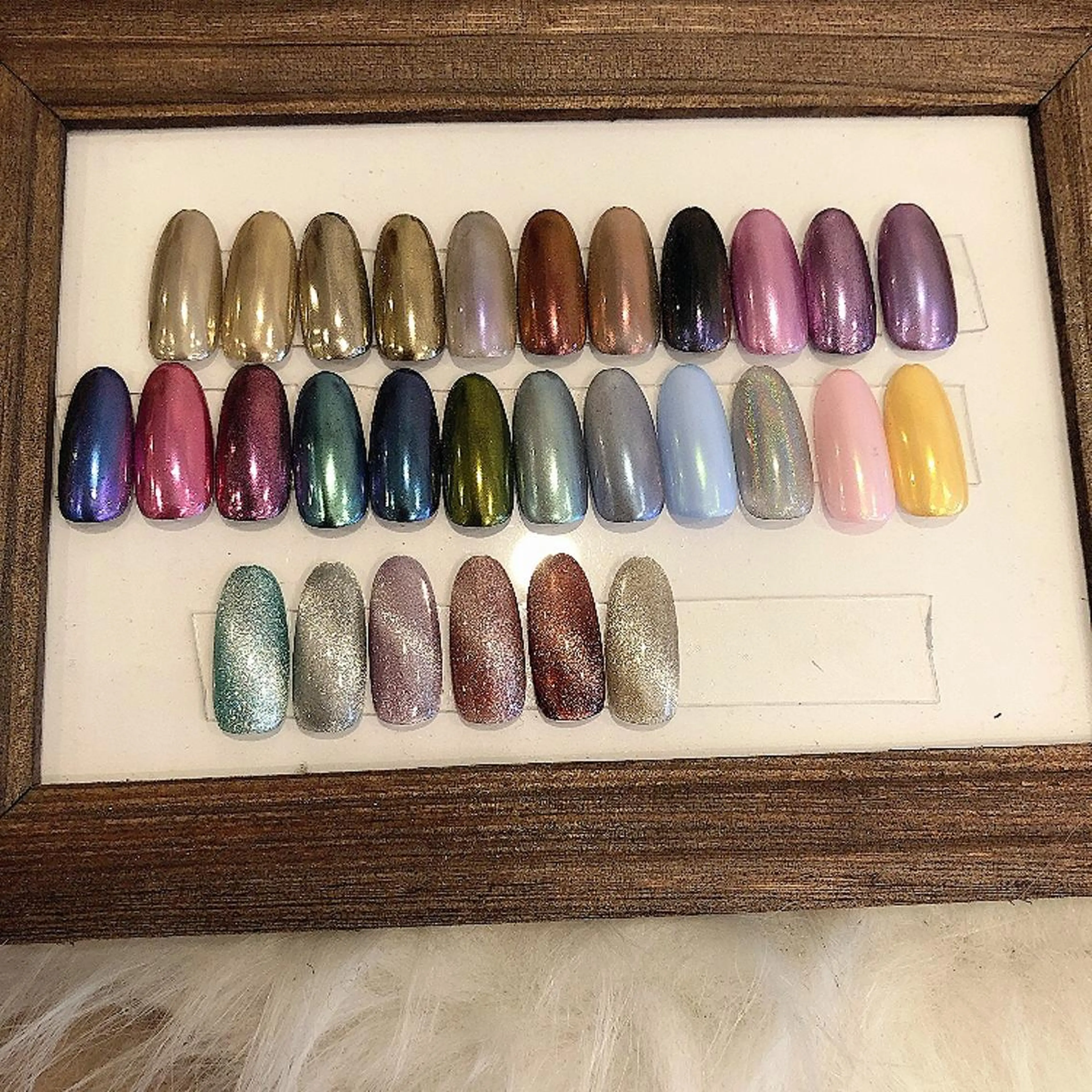 ネイル ミラーネイル eclat.nail エクラネイルのネイルデザイン