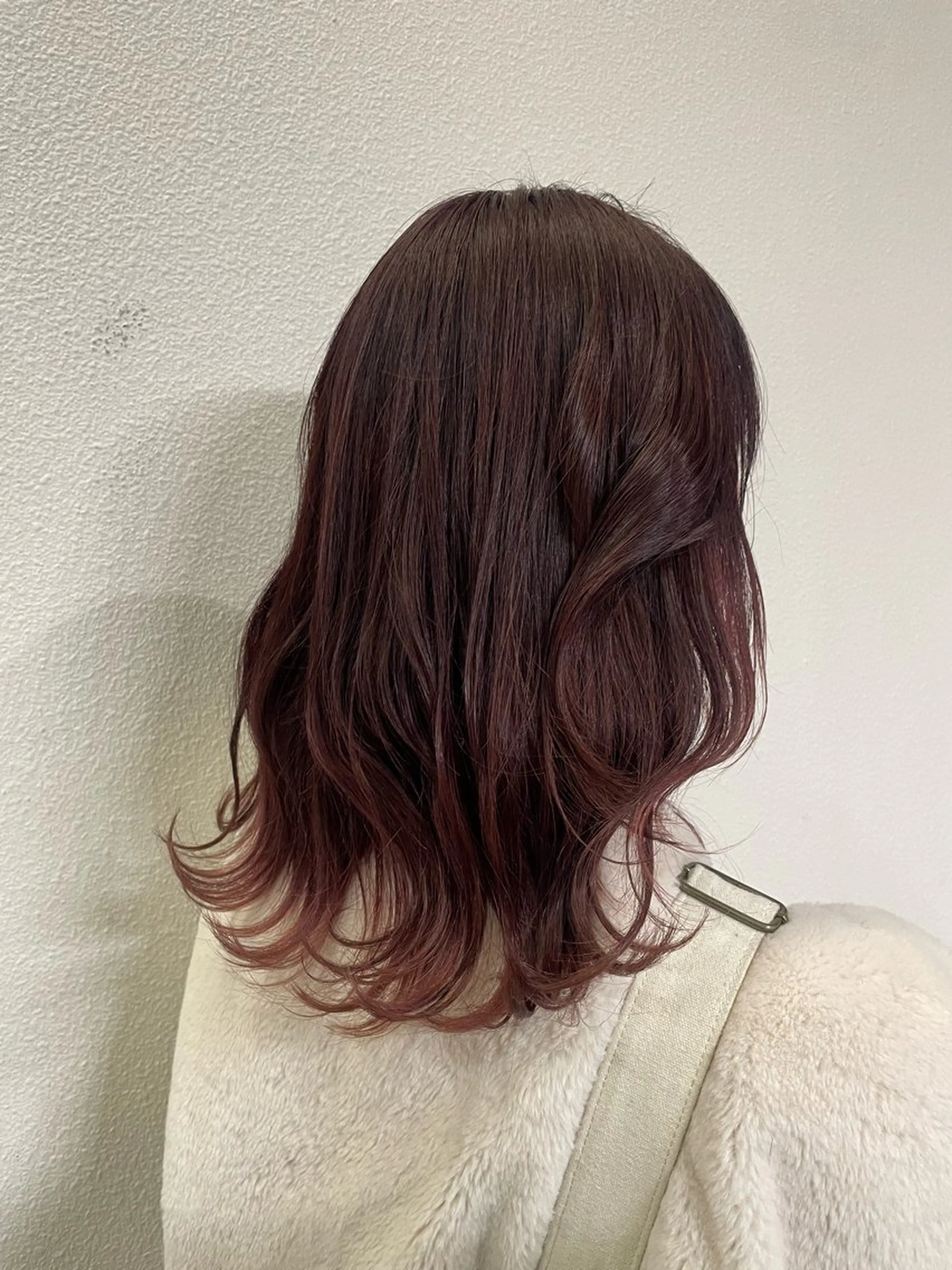 カラー ピンクカラー littleesta ASAのヘアスタイル