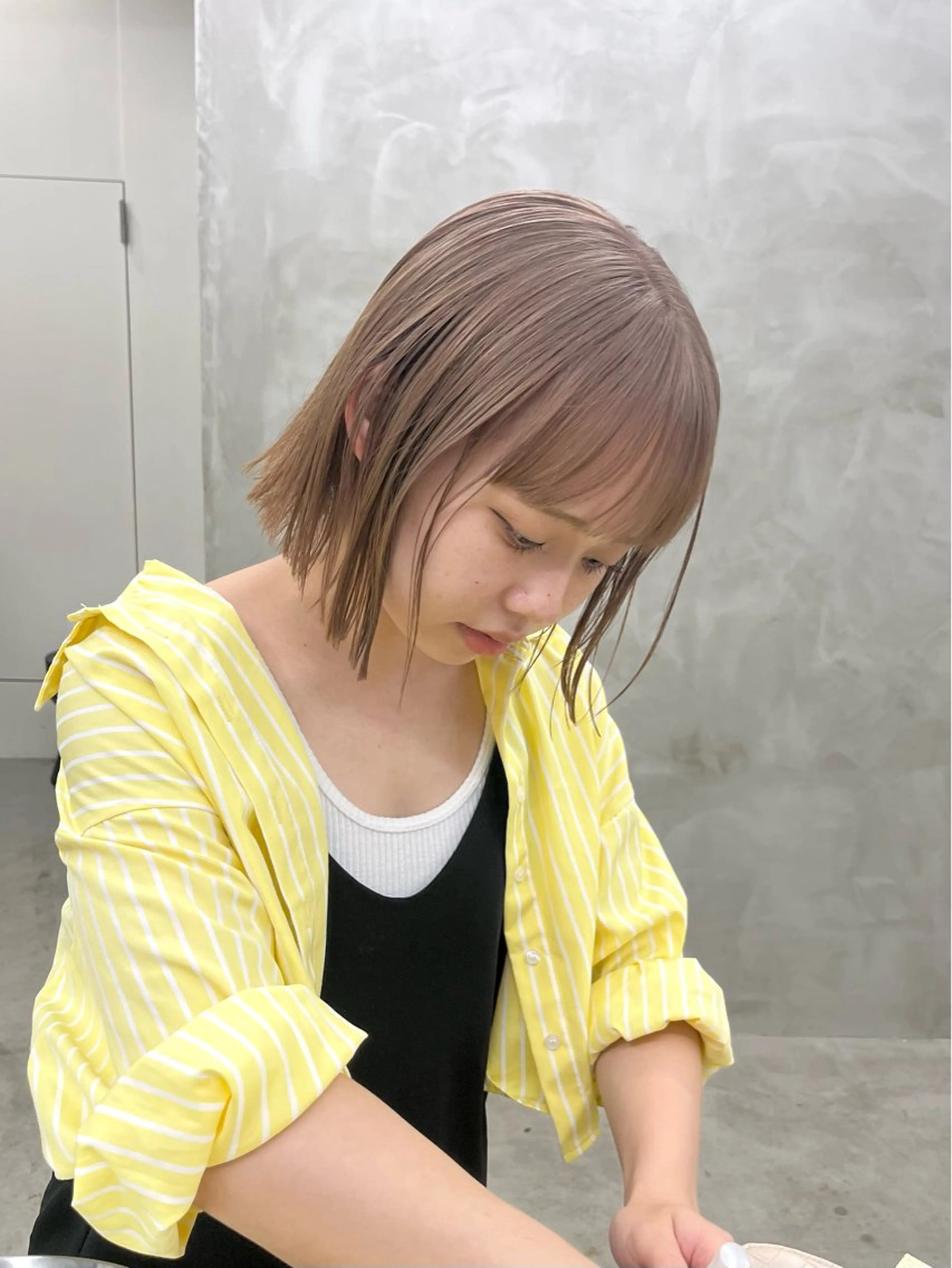 カラー カット ヘアカラー トリートメント ヘアセット 🌿似合わせブリーチ 松本朋幸🌿のヘアスタイル