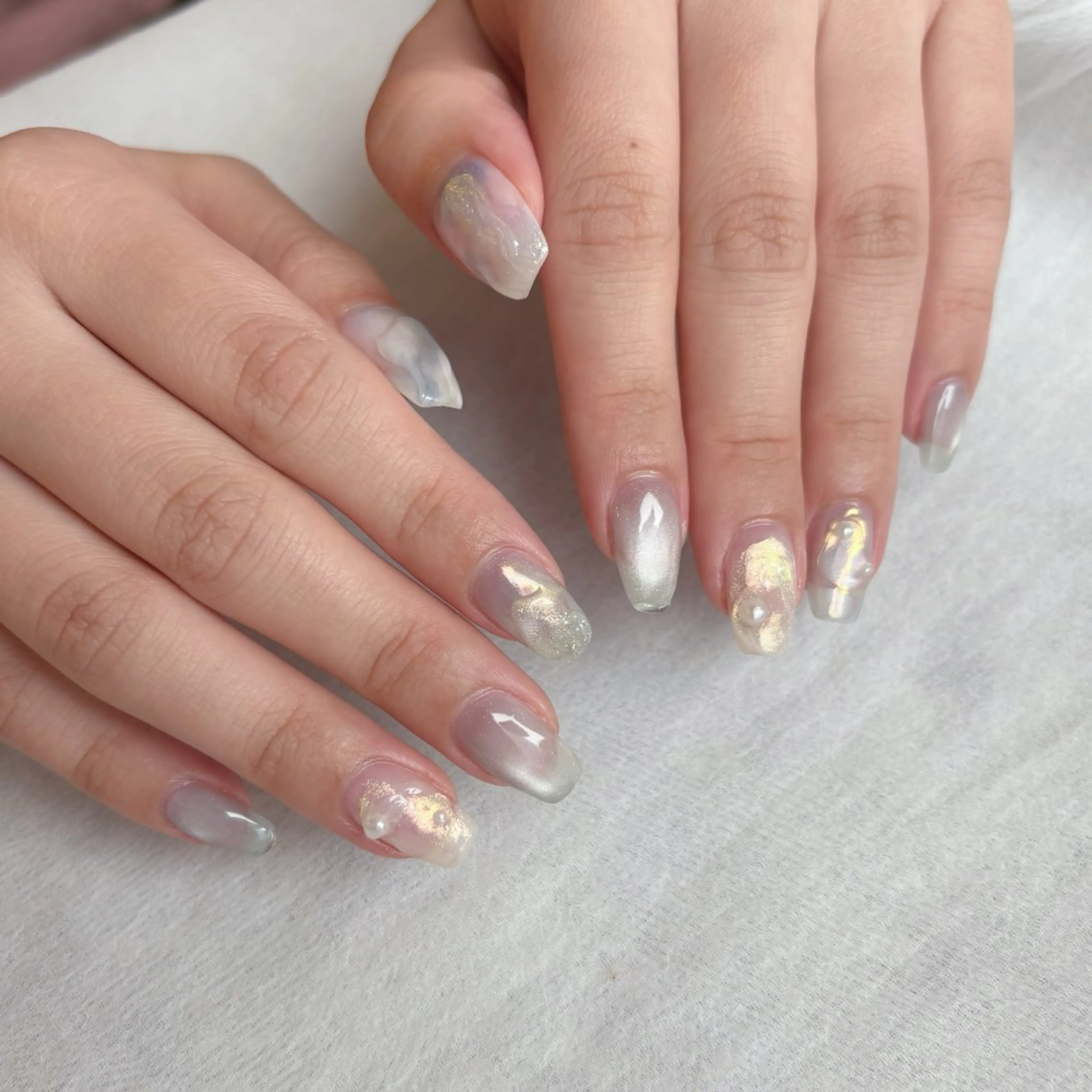 ネイル ニュアンスネイル ハンドネイル Rich+nail Mayuのネイルデザイン