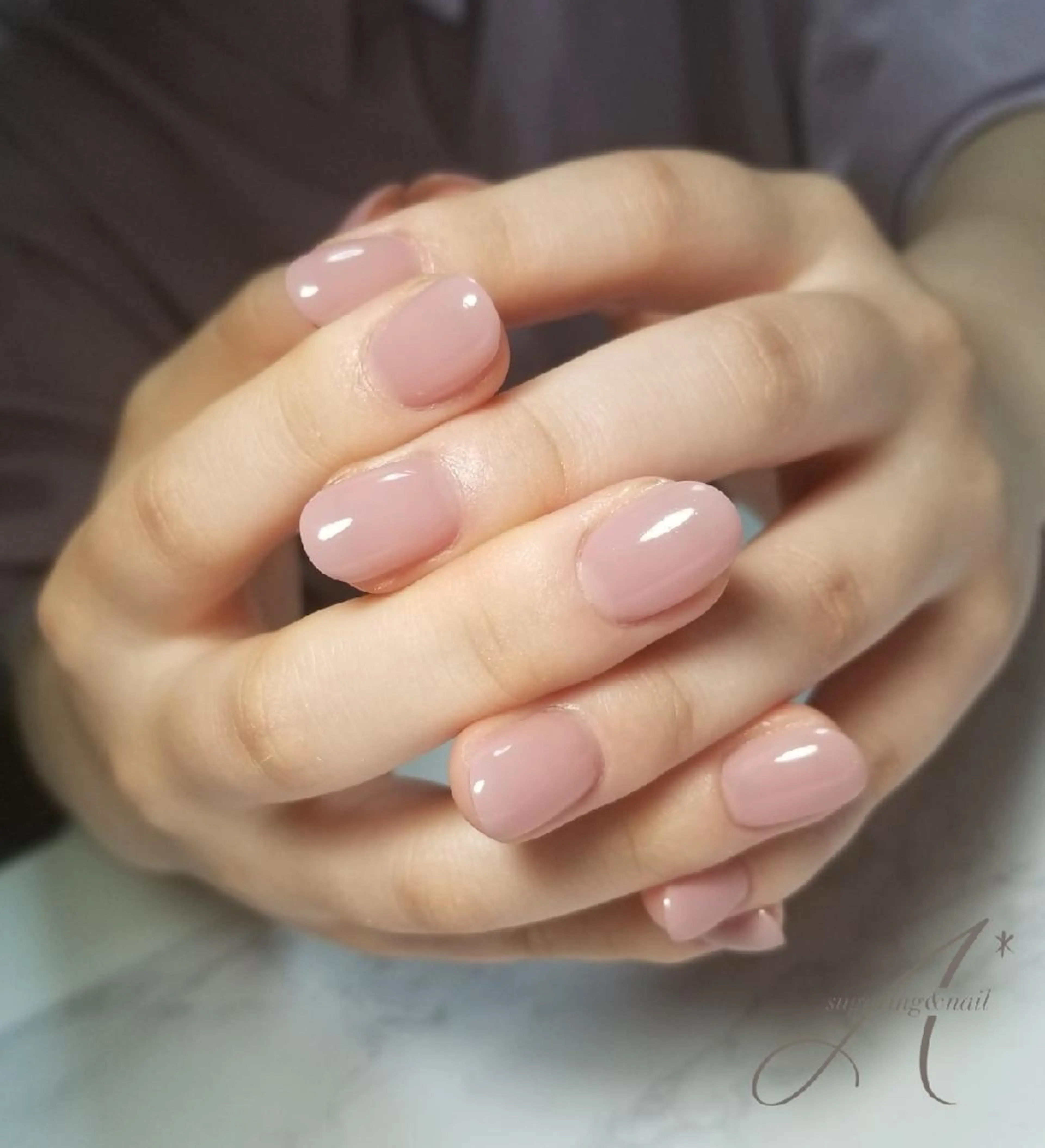 【初回オフ無料】極上フォルムのワンカラー(マオジェル追加料金無し)の写真