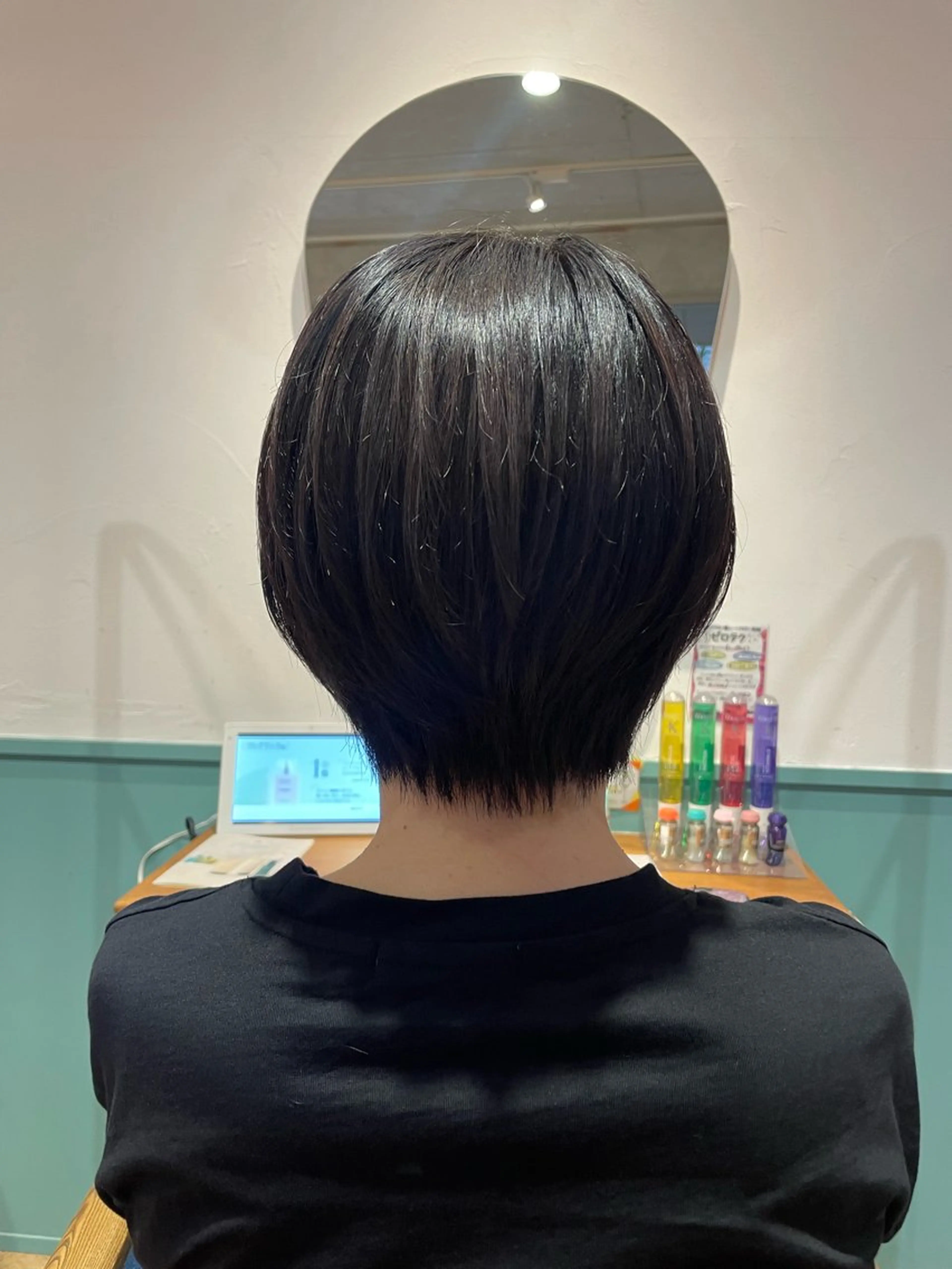 ショート カラー ショートヘア CRESCENDO 山本樹カットカラーのヘアスタイル