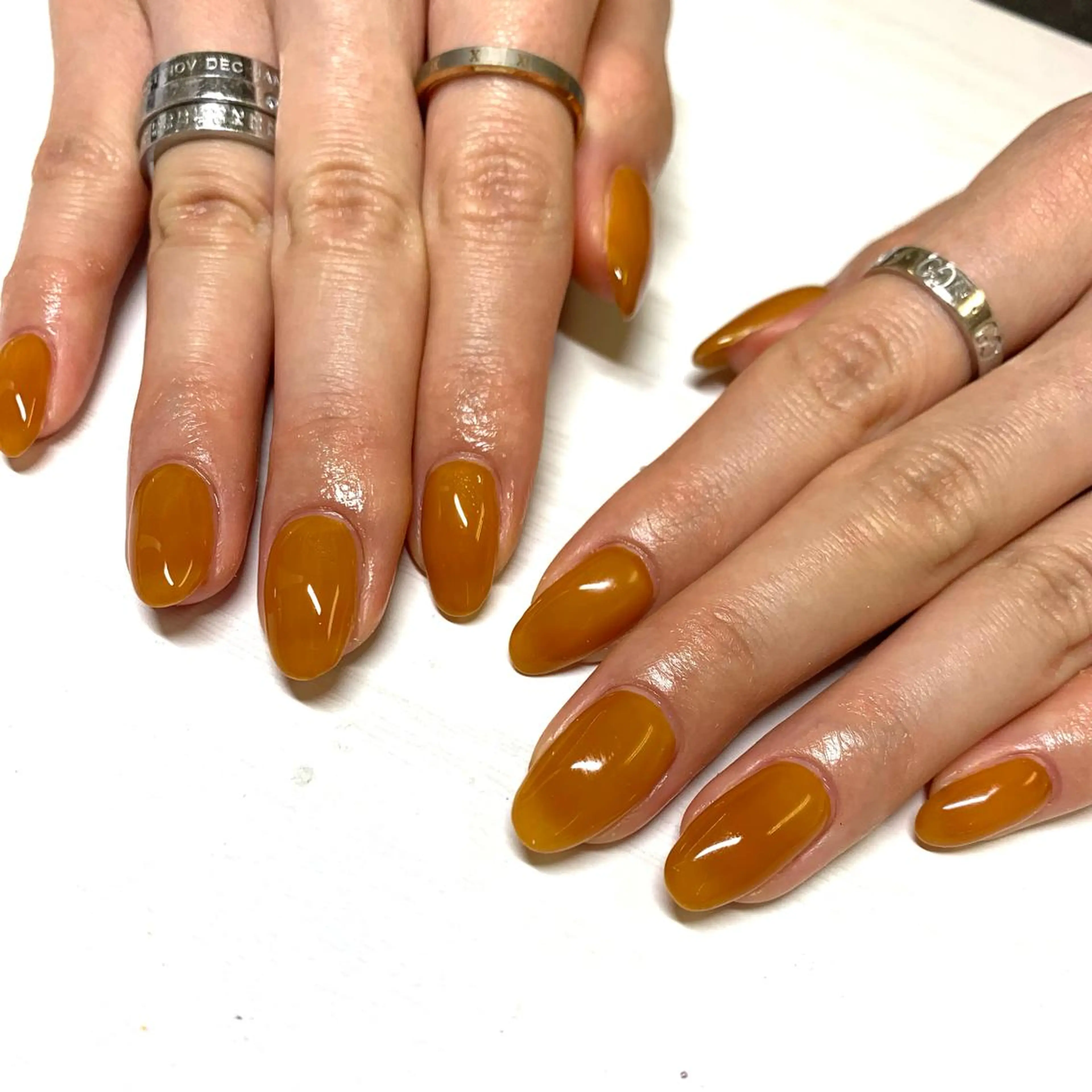 ネイル ハンドネイル καρδιά -ｶﾙﾃﾞｨｱ-のネイルデザイン