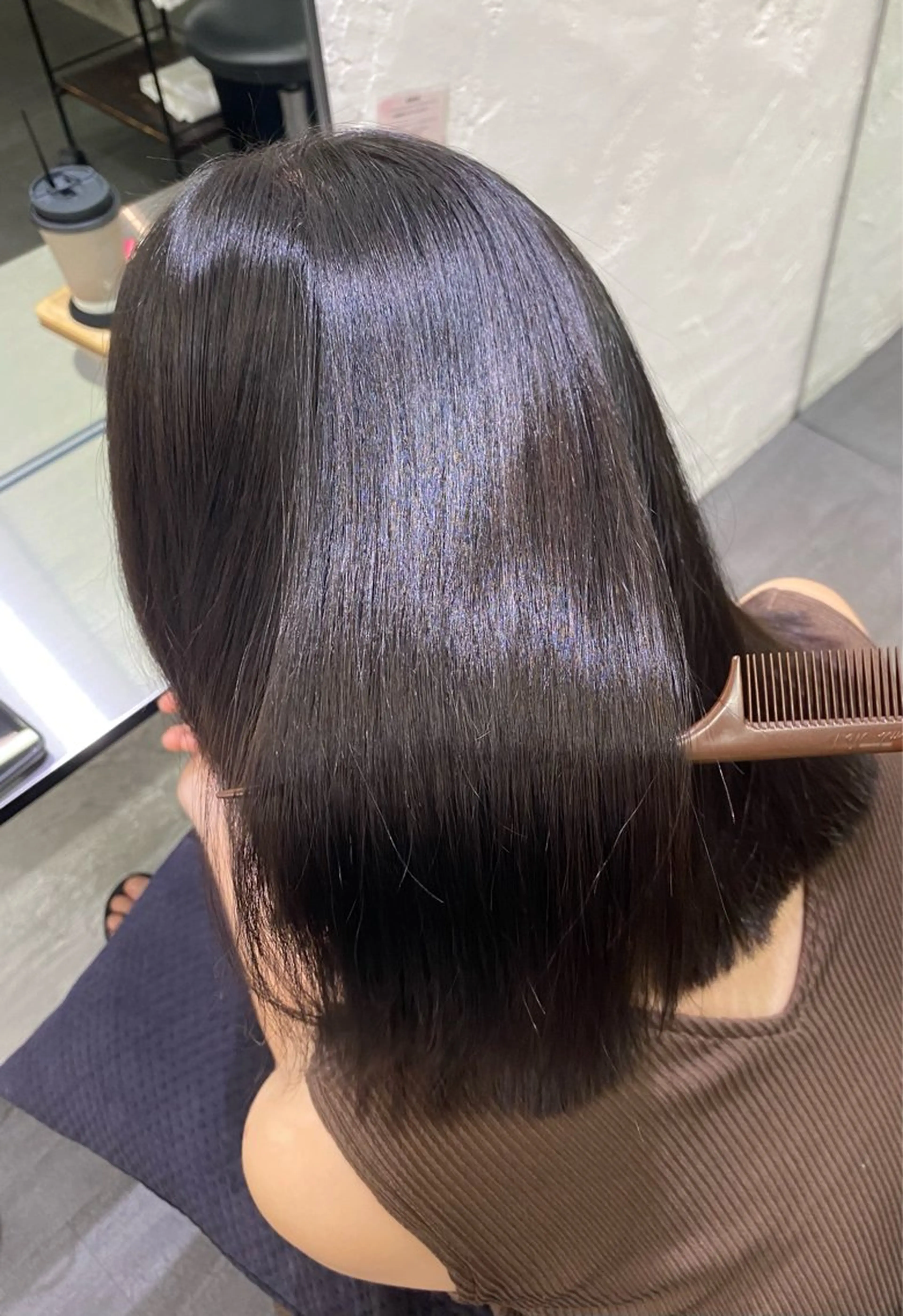 ミディアム 髪質改善 遥菜 .のヘアスタイル