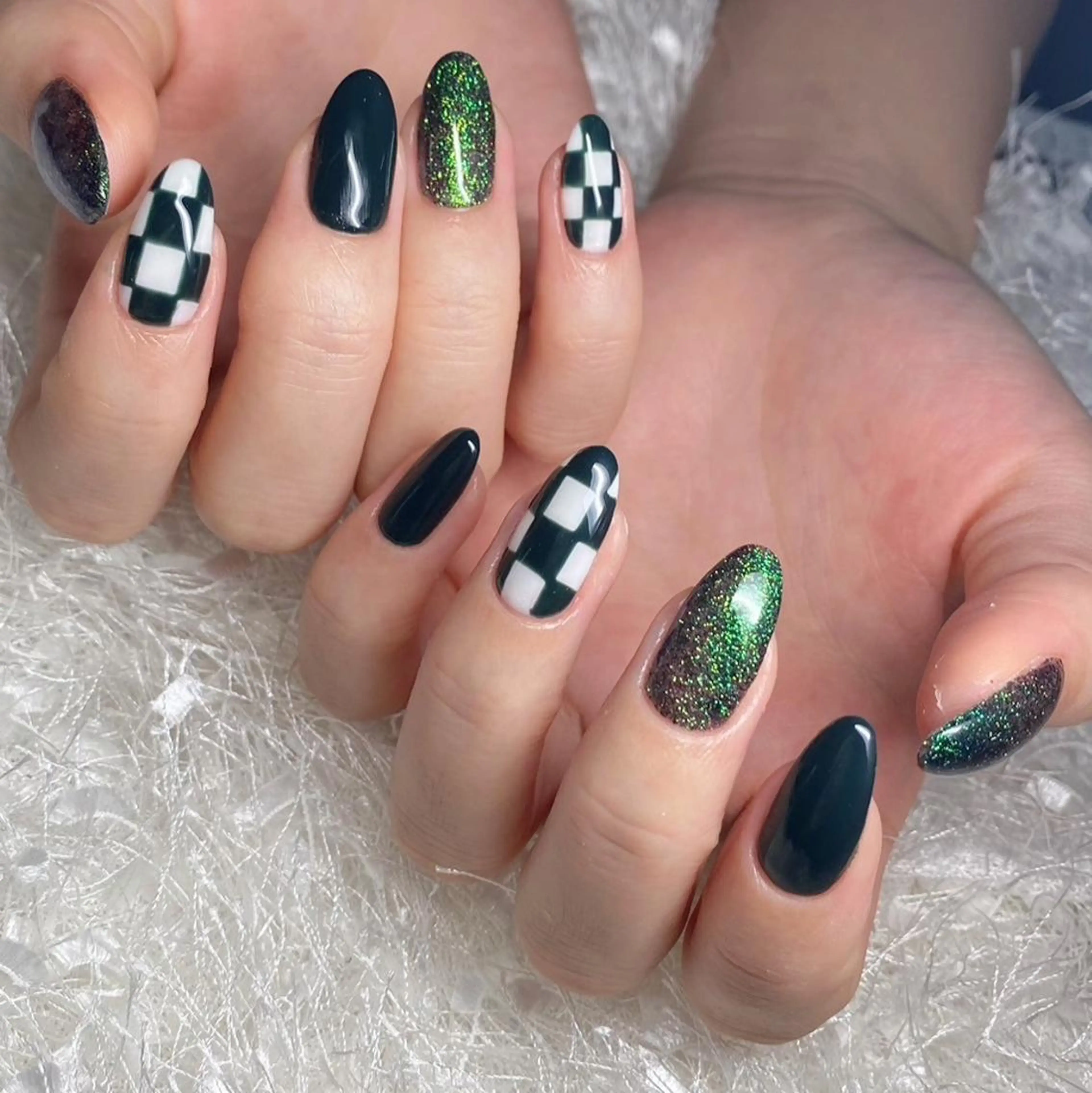 ネイル 長さ出し フレンチネイル ジェルネイル グラデーション 韓国ネイル ハンドネイル Nail&eye Belire 新宿のネイルデザイン