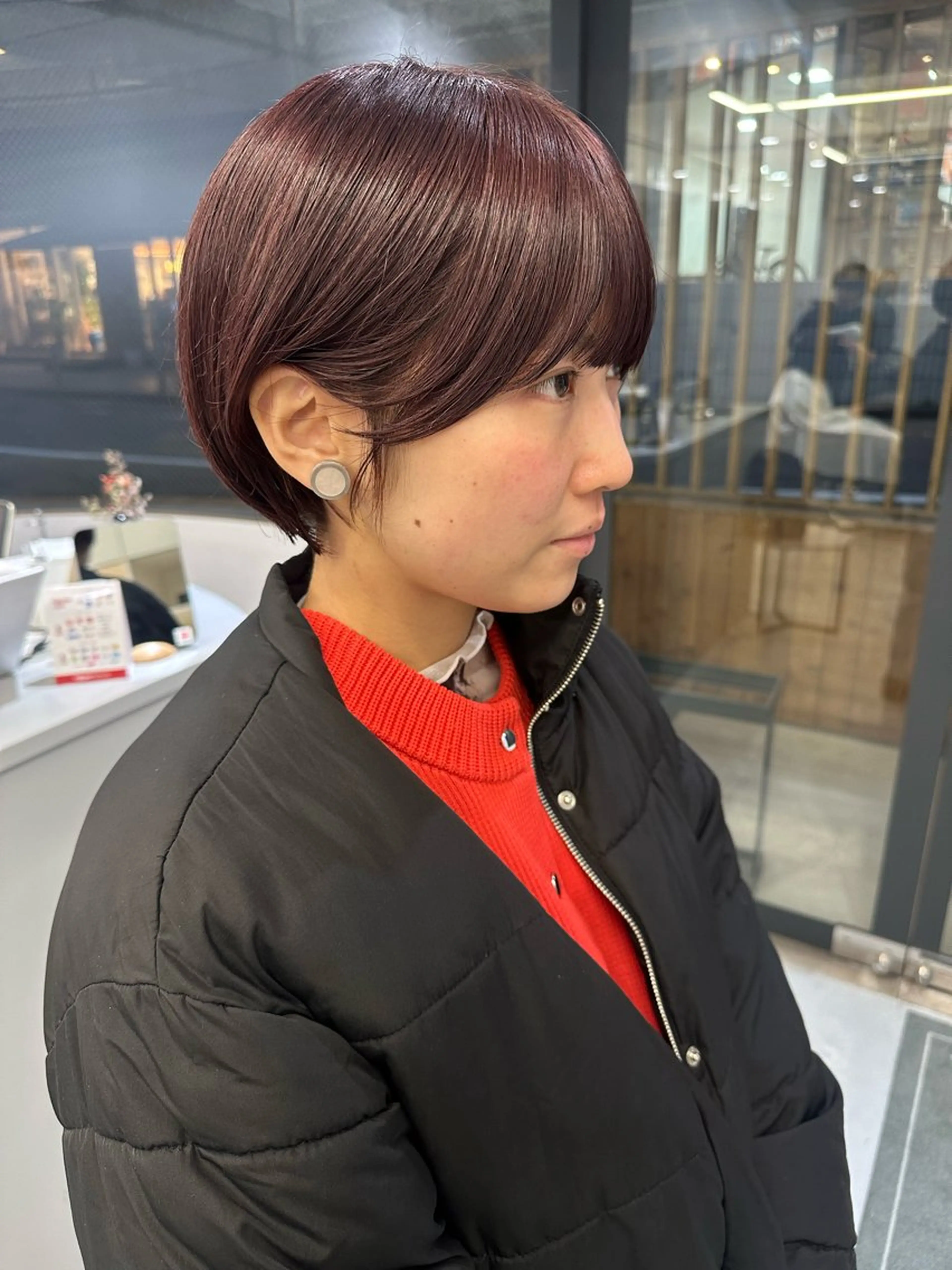 ショート カット ヘアカラー 骨格診断で絶対可愛い ✨丸みショート✨凌弥のヘアスタイル