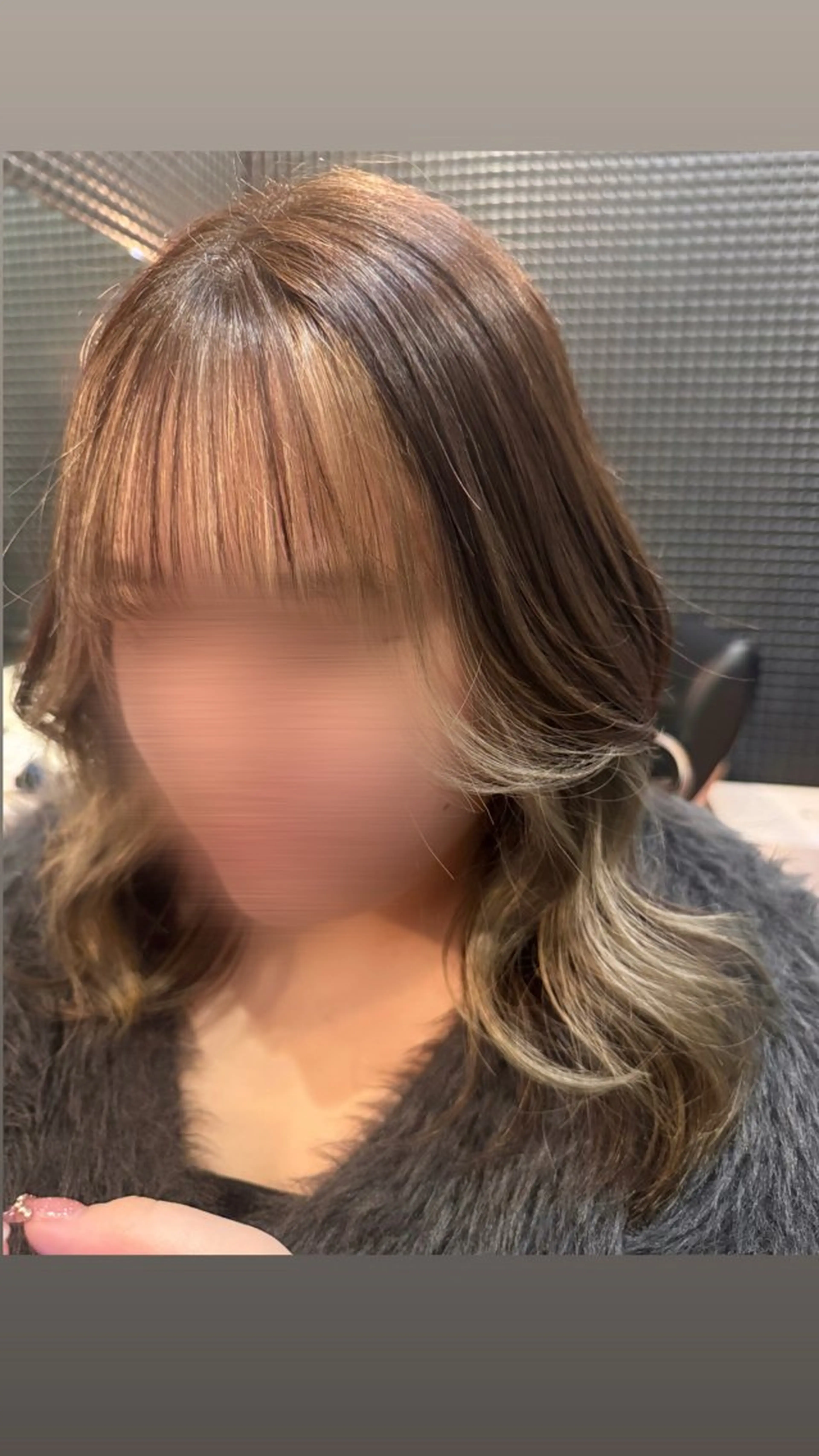 ミディアム カラー ミストバング  フェイスフレーミング ハイトーンカラー特化 🐾小林舞衣🌙のヘアスタイル