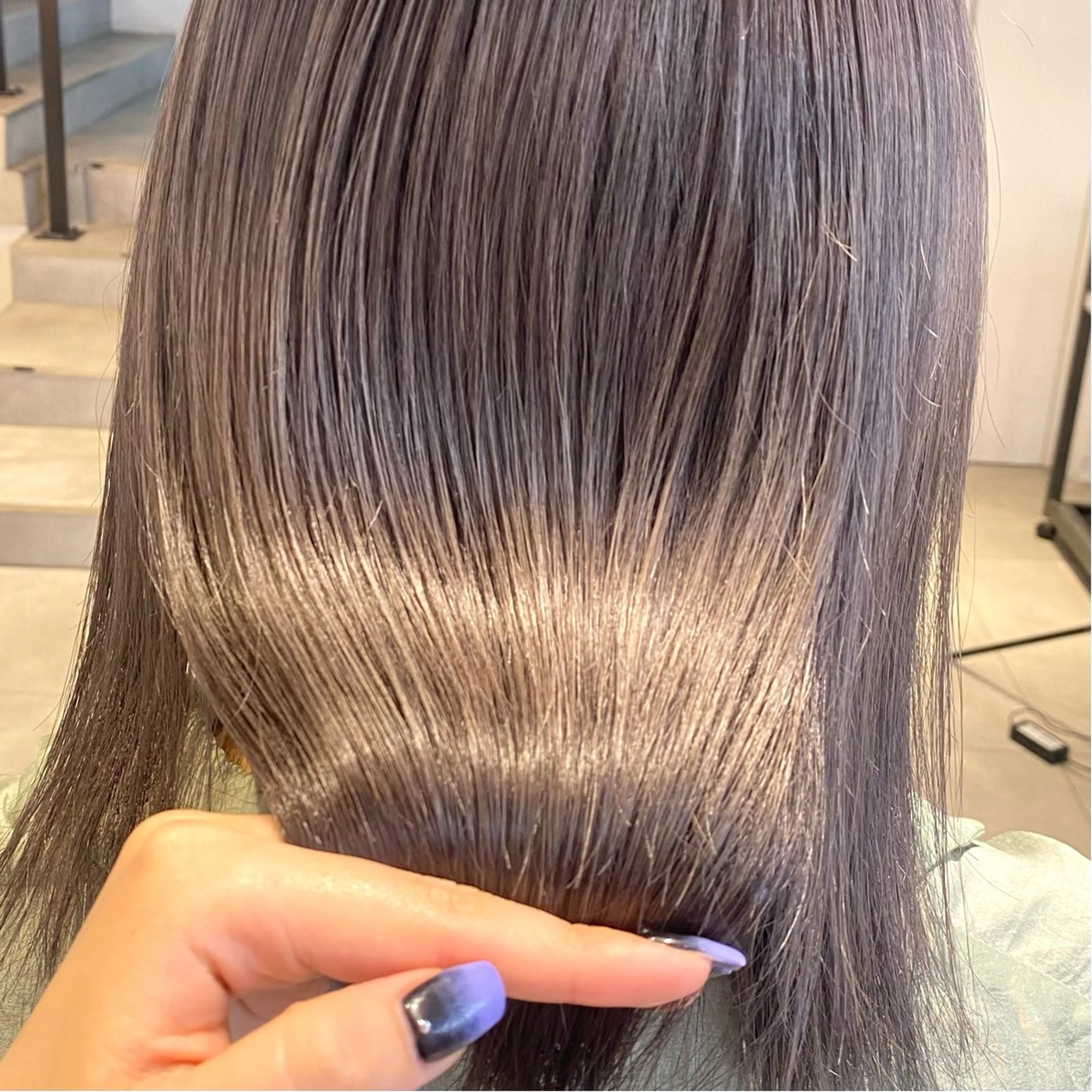 ミディアム 酸性ストレート・ メンズ  三原 楊子のヘアスタイル