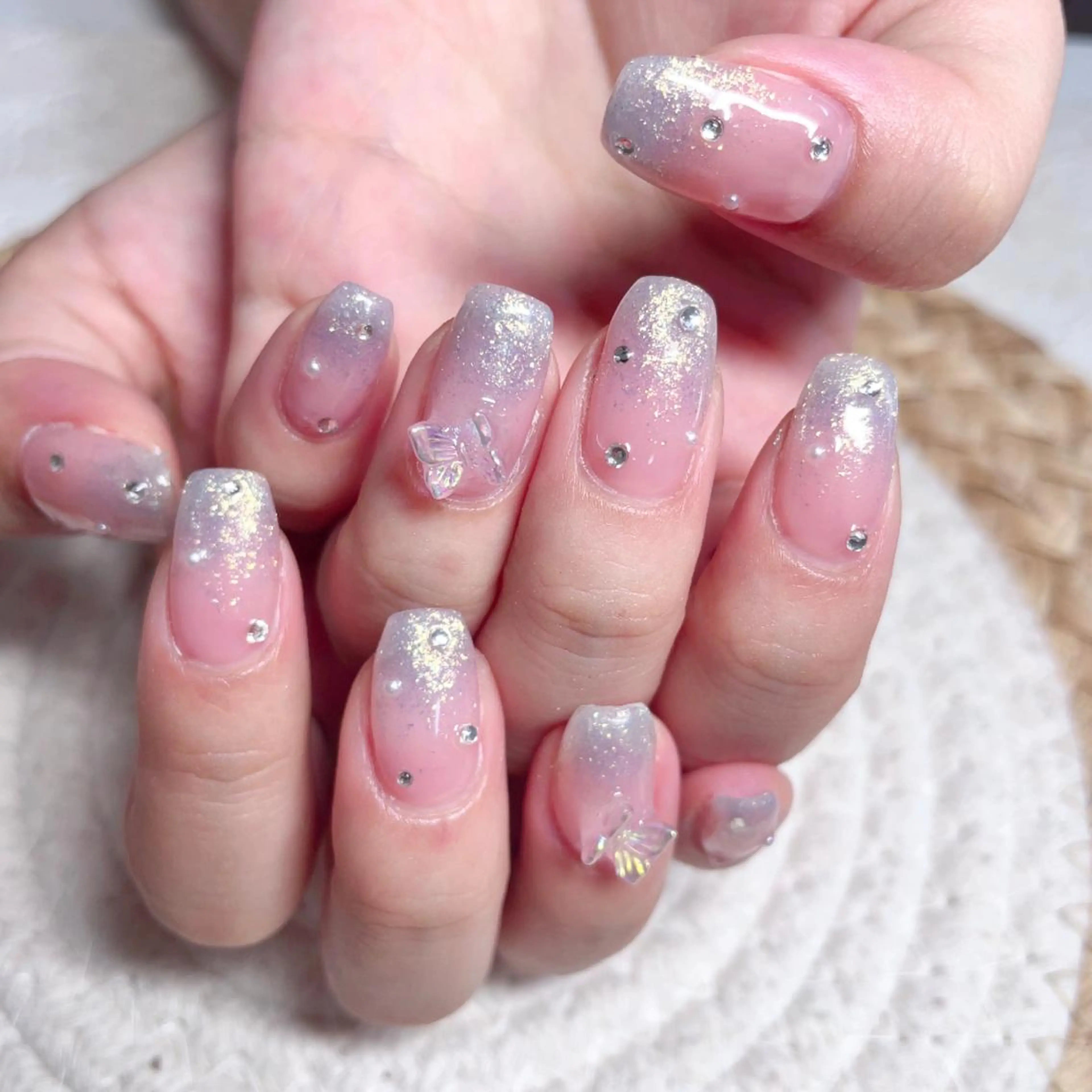 ネイル ハンドネイル M🌷nail 長さだし専門店のネイルデザイン
