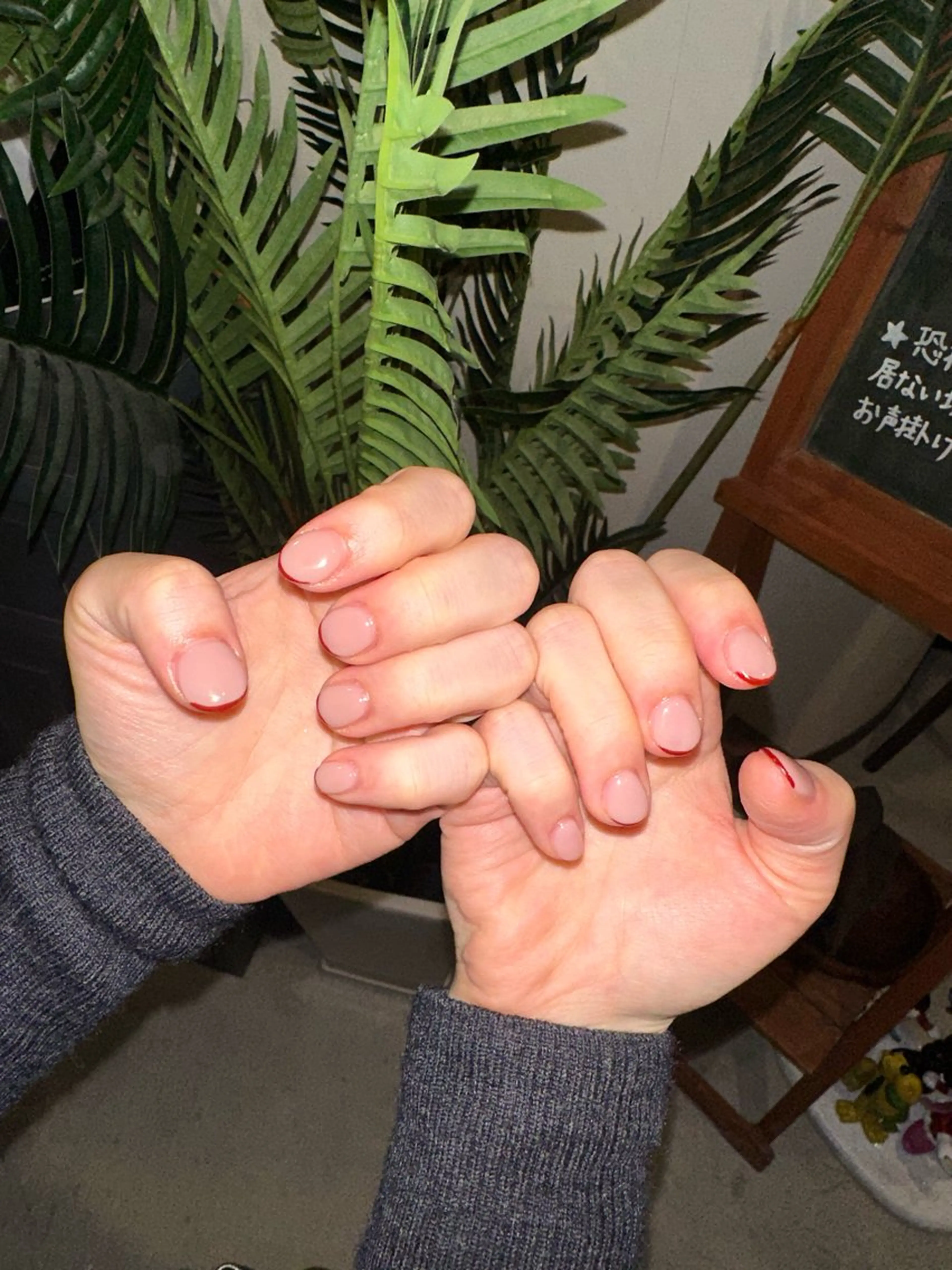 ネイル フレンチネイル リリーズネイル＆カフェ所属・リリーズネイル 石河のネイルデザイン