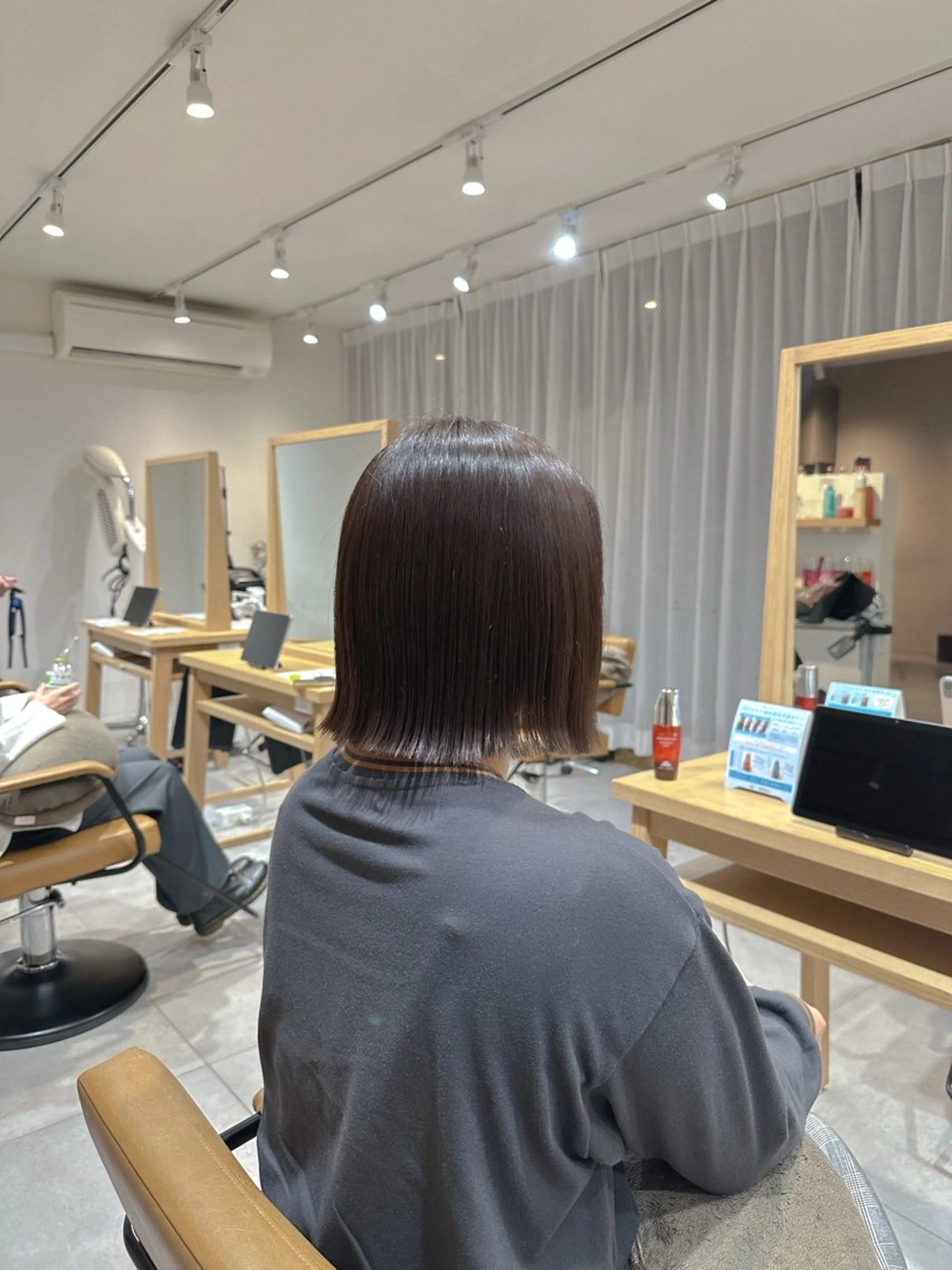 【🌷U-24 レディース限定🌷】💛暖色ワンカラー💛※Aujuaシャンプー使用🧴　⚠️最終予約18時の写真