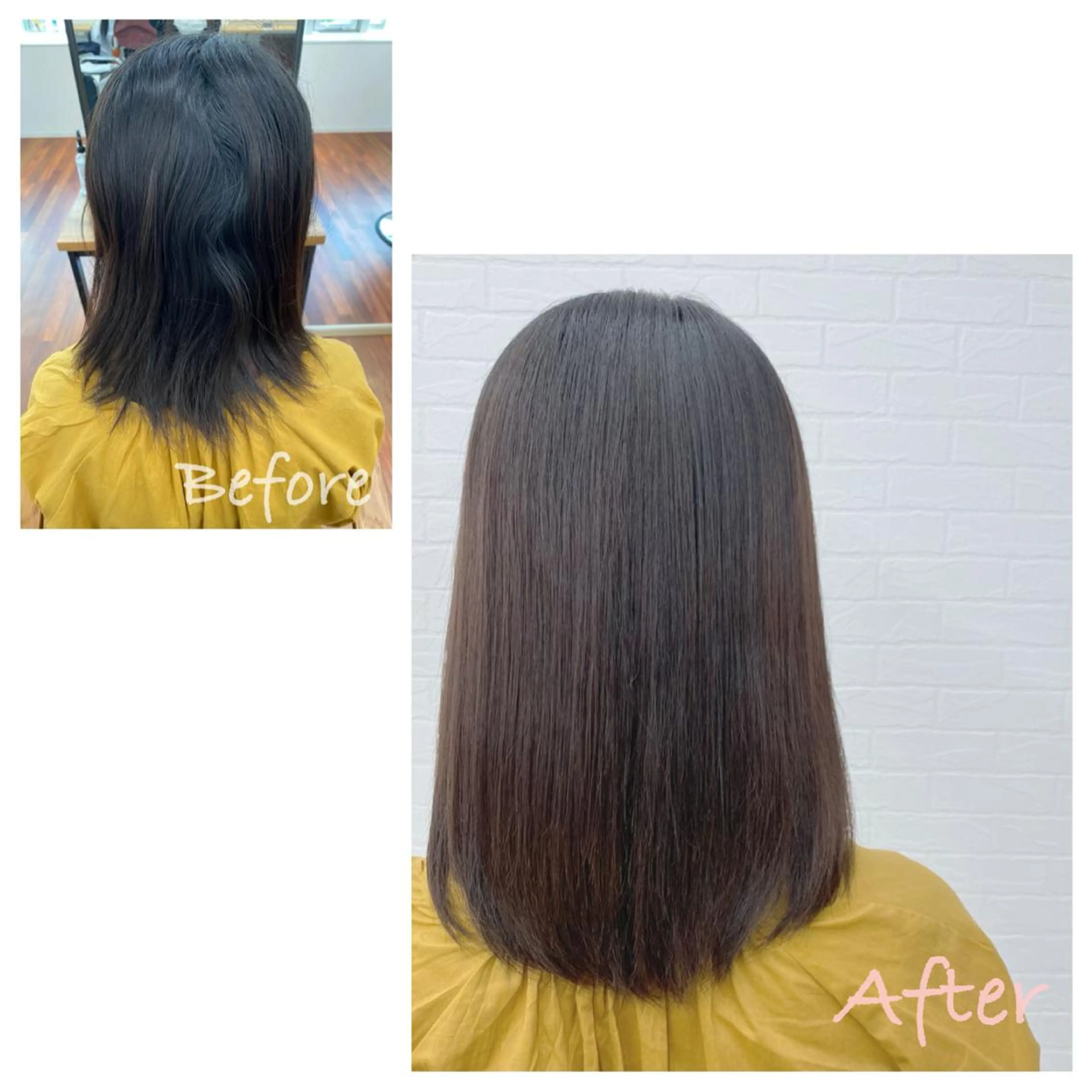 ミディアム パーマ 縮毛矯正 トリートメント GRANLUSSO 〜グランルッソ駅前店所属・木口 嘉美のヘアスタイル