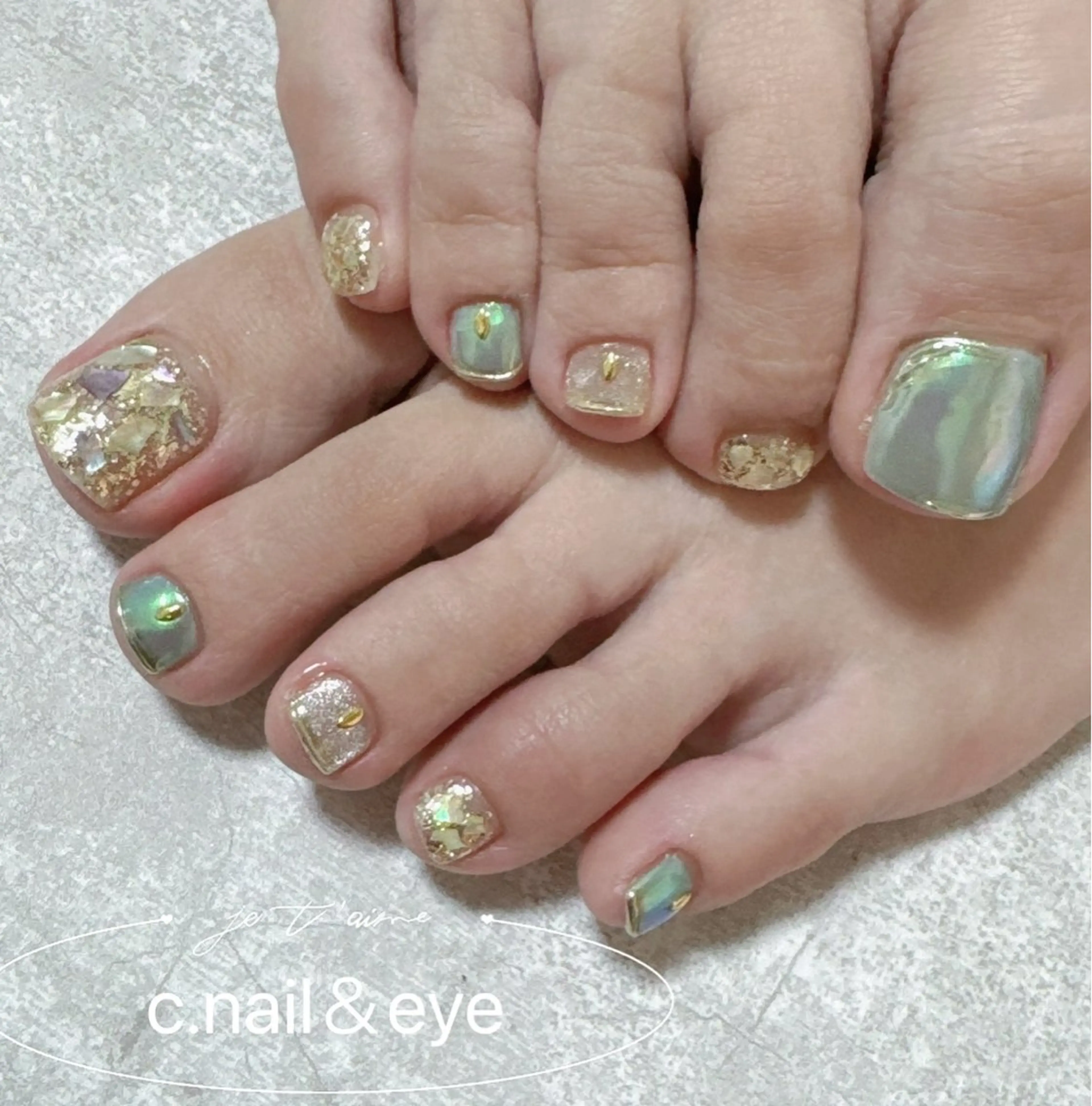 ネイル フットネイル C.Nail &Eye筑紫駅のネイルデザイン