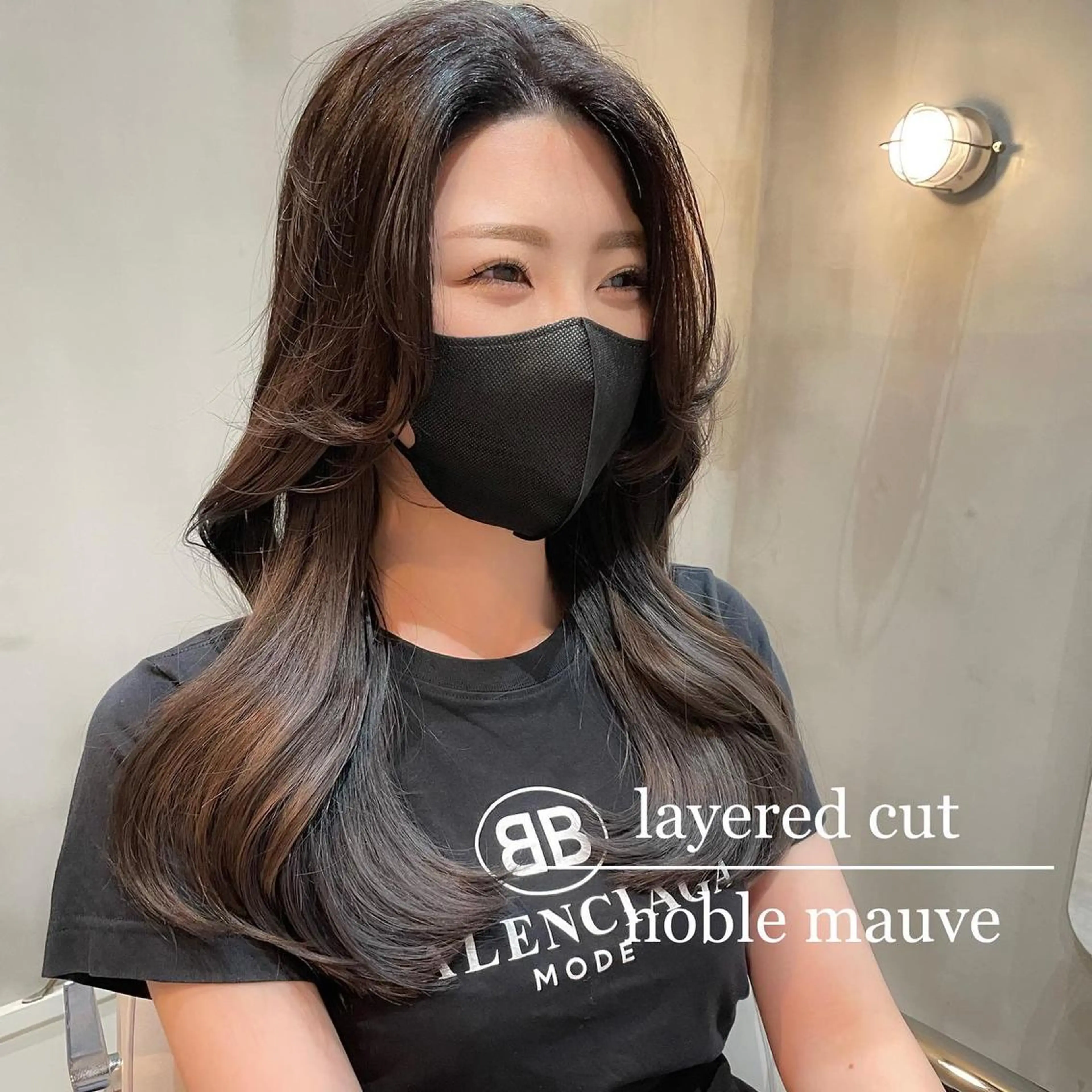 ロング くびれヘア 韓国風ヘア レイヤーカット LOMA🇰🇷 銀座クボタのヘアスタイル