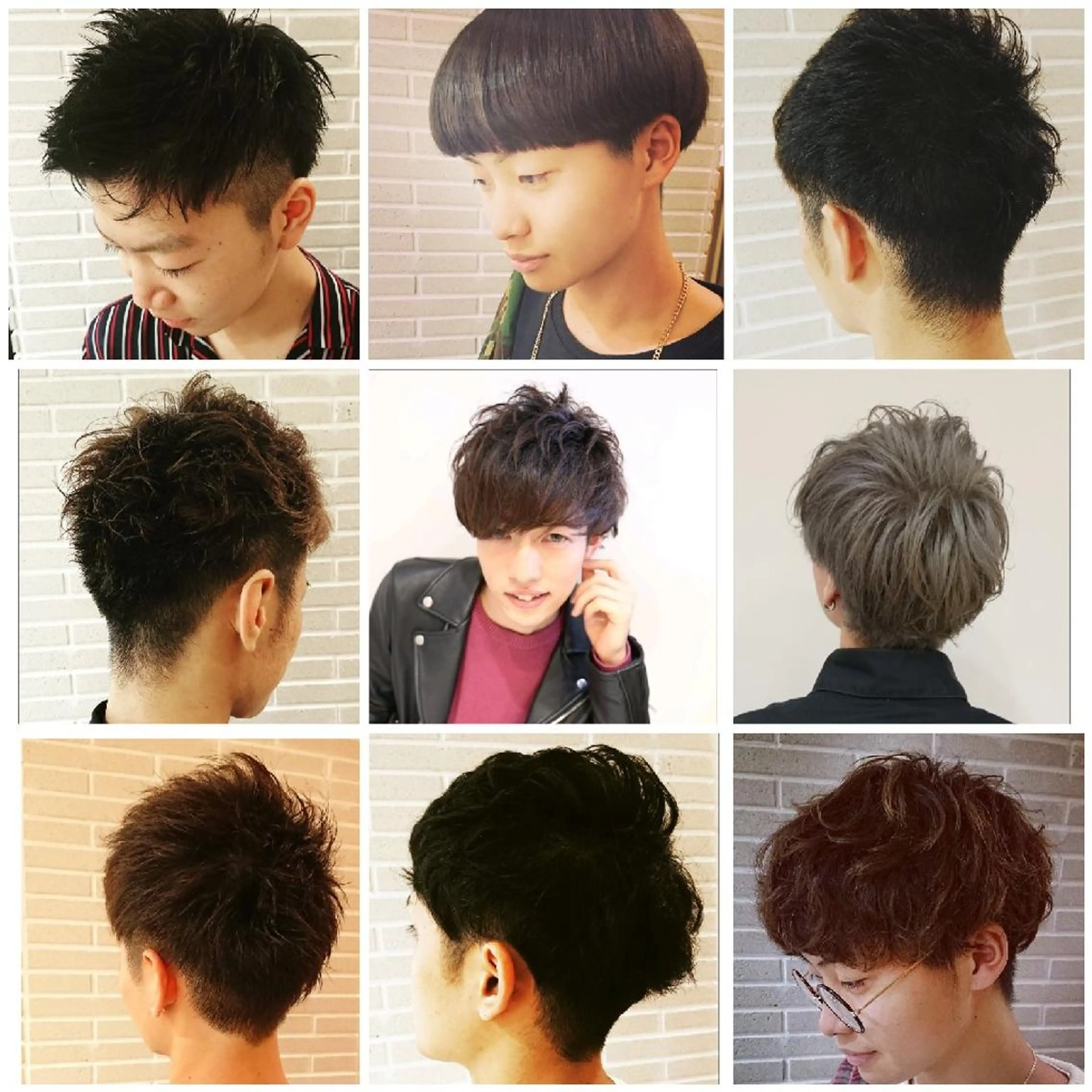 メンズ カラー パーマ ヘアアレンジ マッシュ ブリーチ/ヘアケア/ 艶髪/イギチハルのヘアスタイル