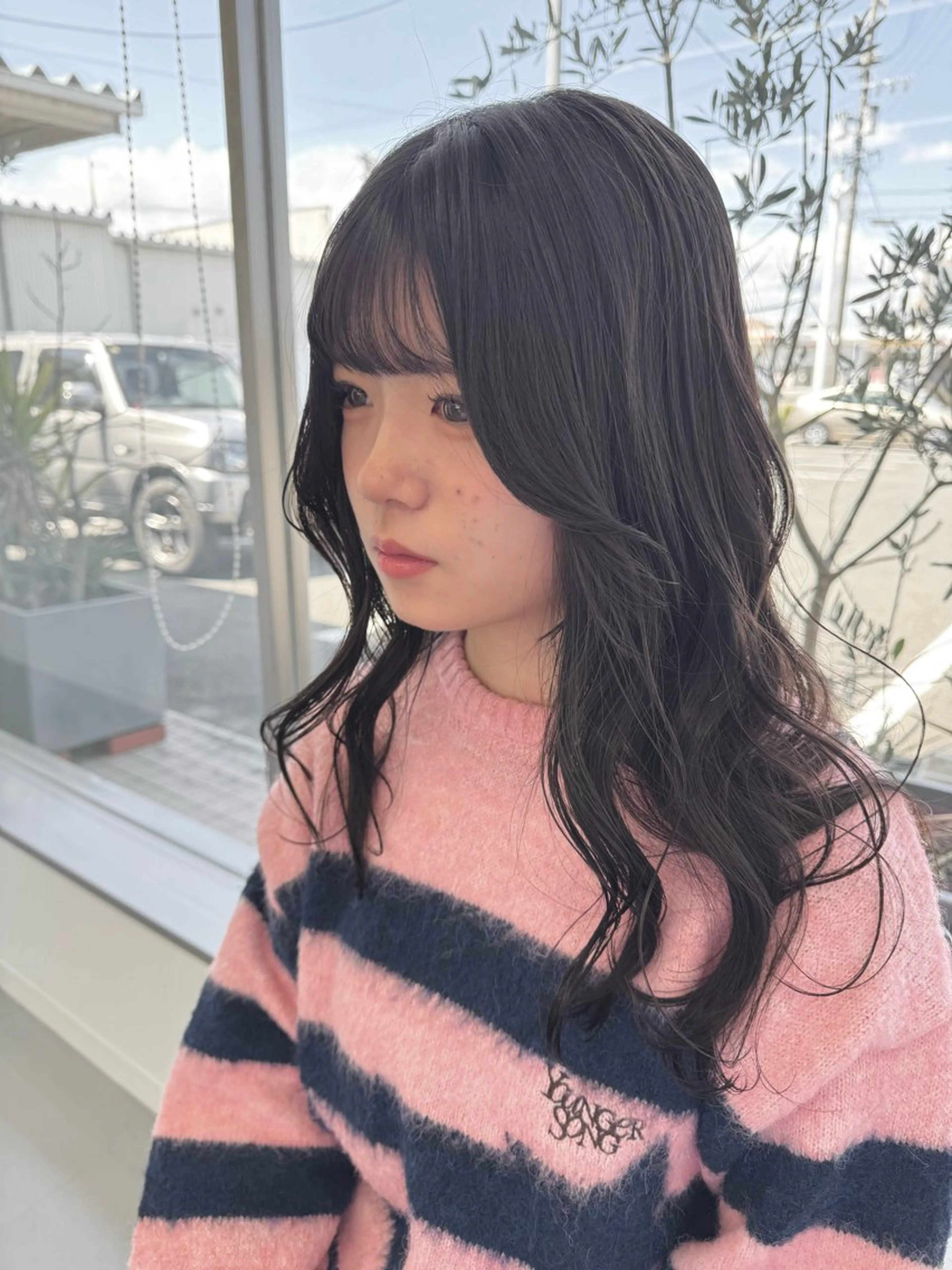 ロング ロング 長谷川 未來のヘアスタイル