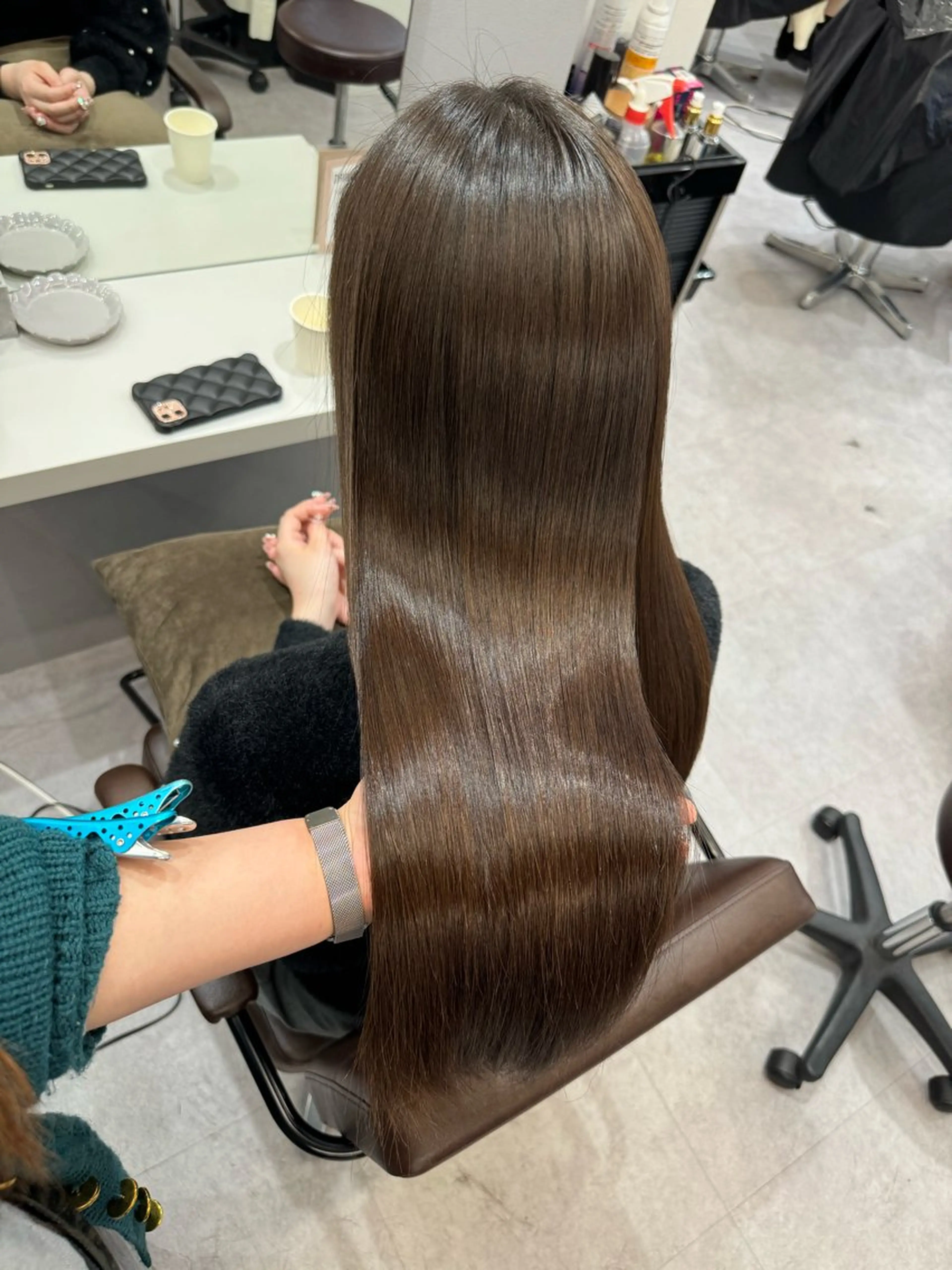 セミロング カット 縮毛矯正 トリートメント 髪質改善/縮毛矯正 /青山　早希🐾のヘアスタイル