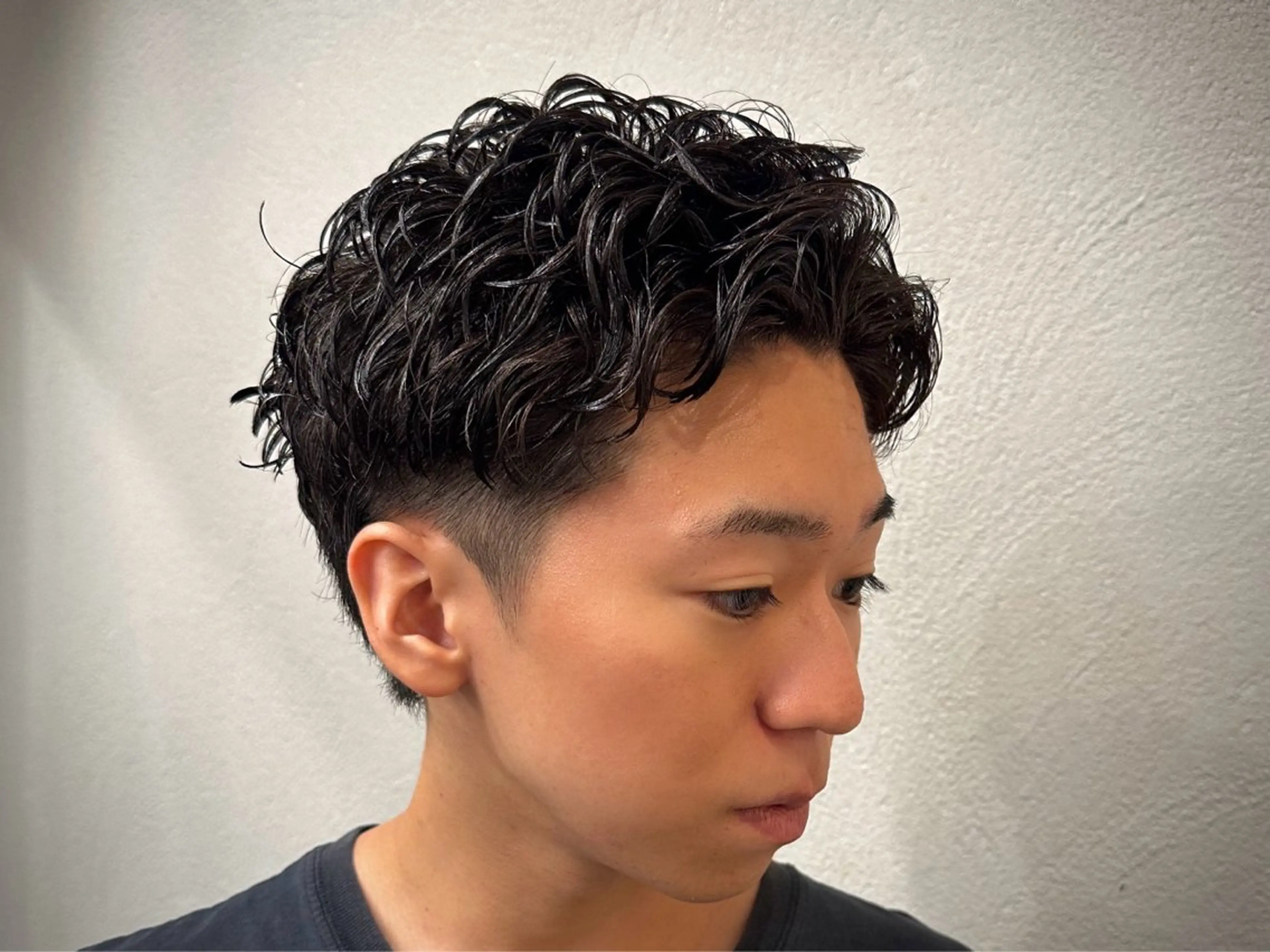 ショート パーマ メンズ メンズパーマ カット パーマ トリートメント ツイスパ/メンズ パーマ/歩夢のヘアスタイル