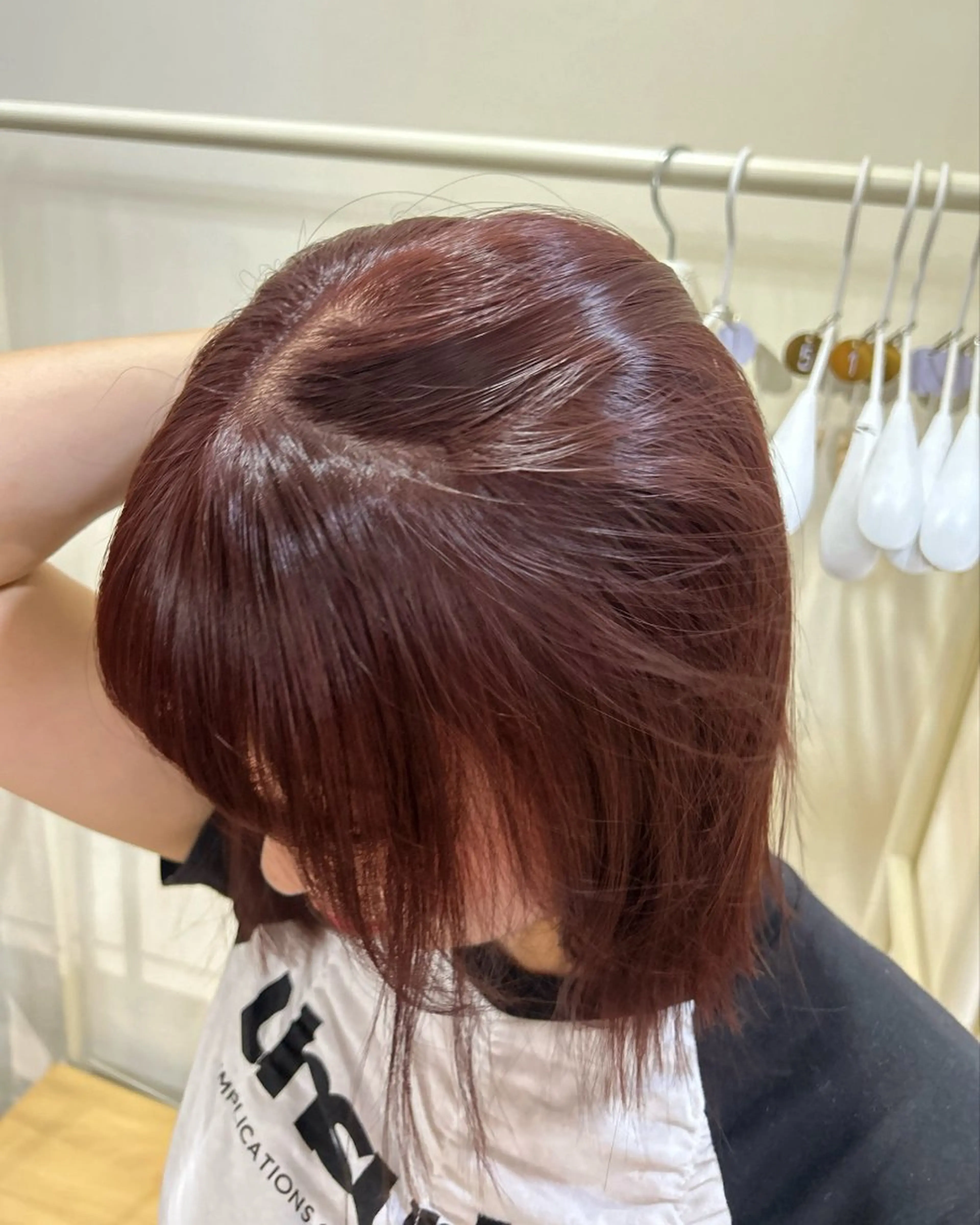 ミディアム カット トリートメント 顔周り/レイヤー/ 透明感/あやか💕のヘアスタイル