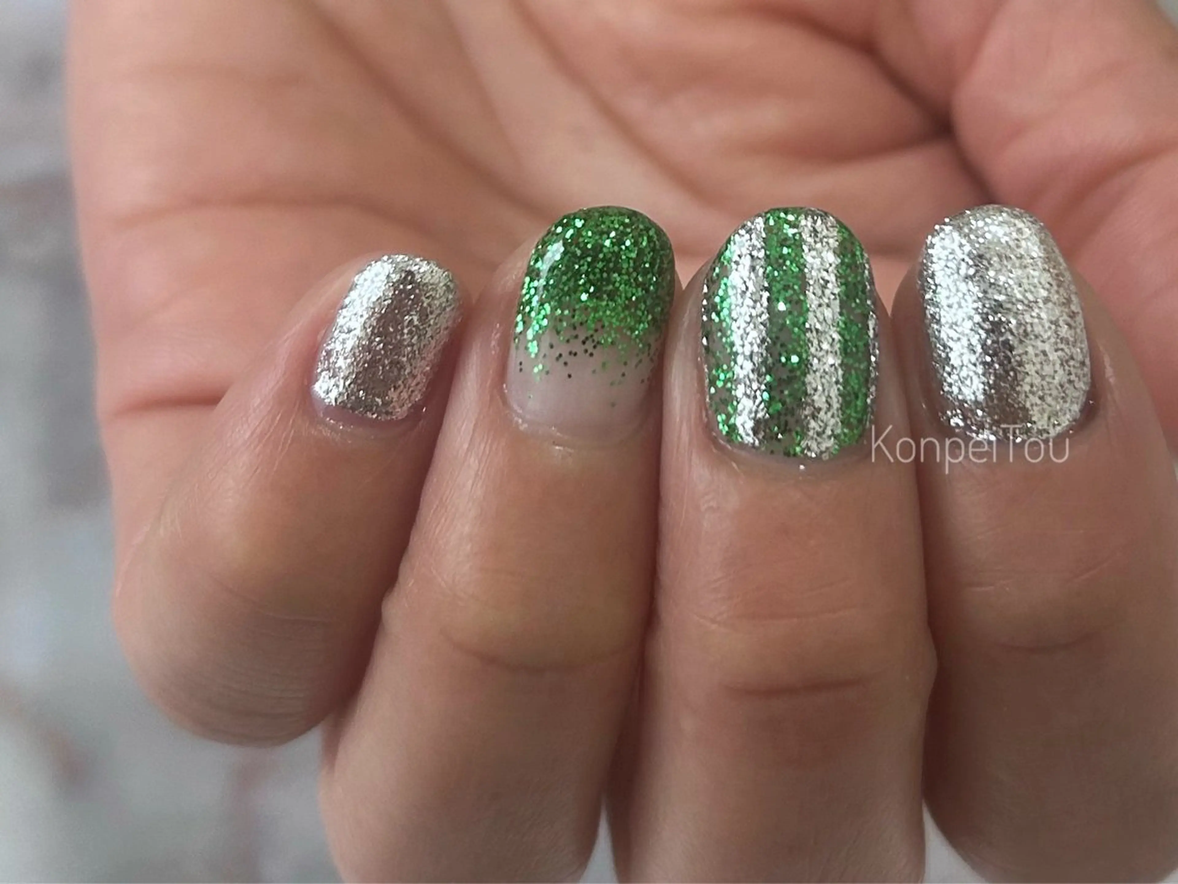 ネイル ハンドネイル おうちのネイルサロン konpeiTou〜こんぺいとう〜所属・おうちのネイルサロン KonpeiTouのネイルデザイン