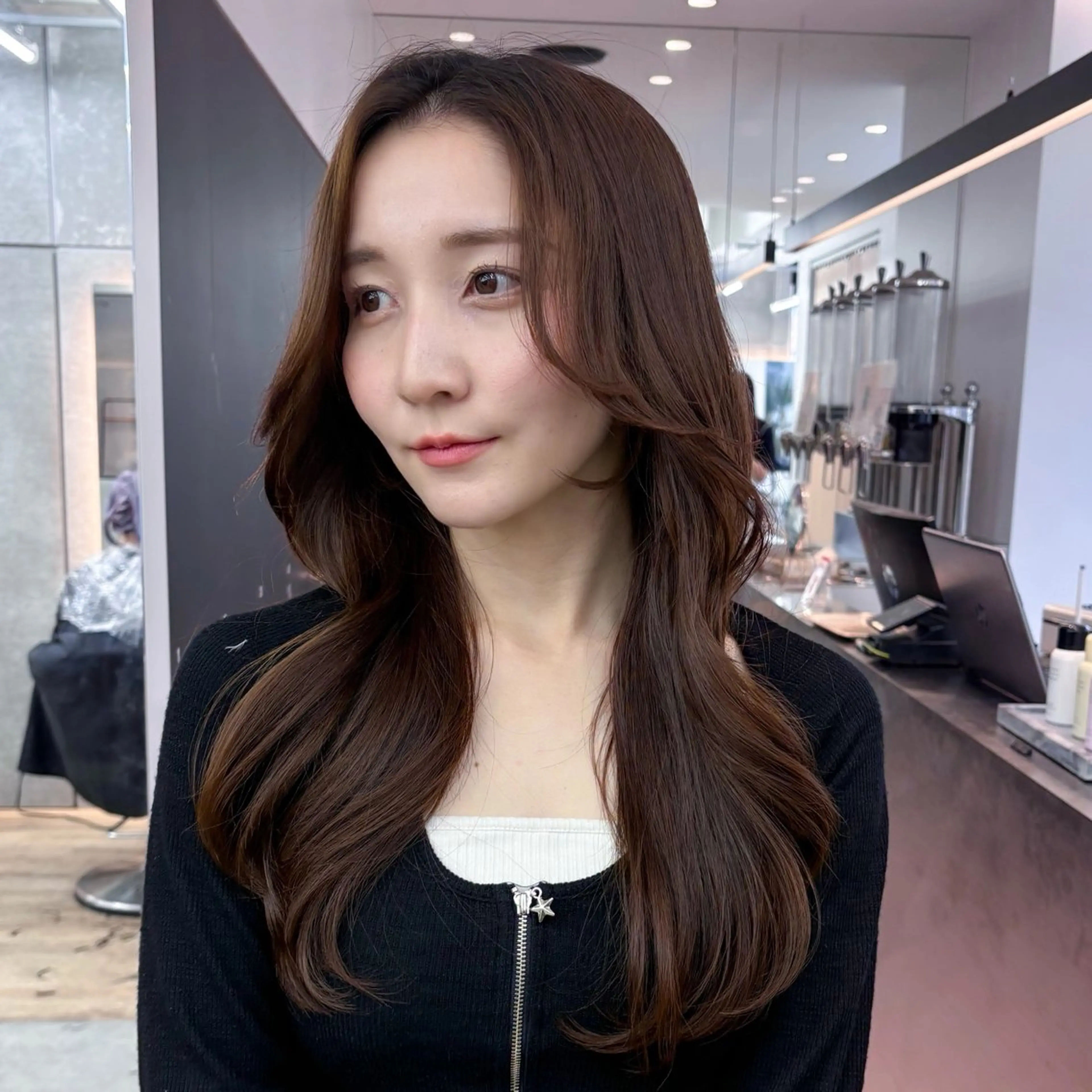 ロング カラー カット ヘアカラー トリートメント 髪質改善/縮毛矯正/ 韓国ヘア/矢野のヘアスタイル