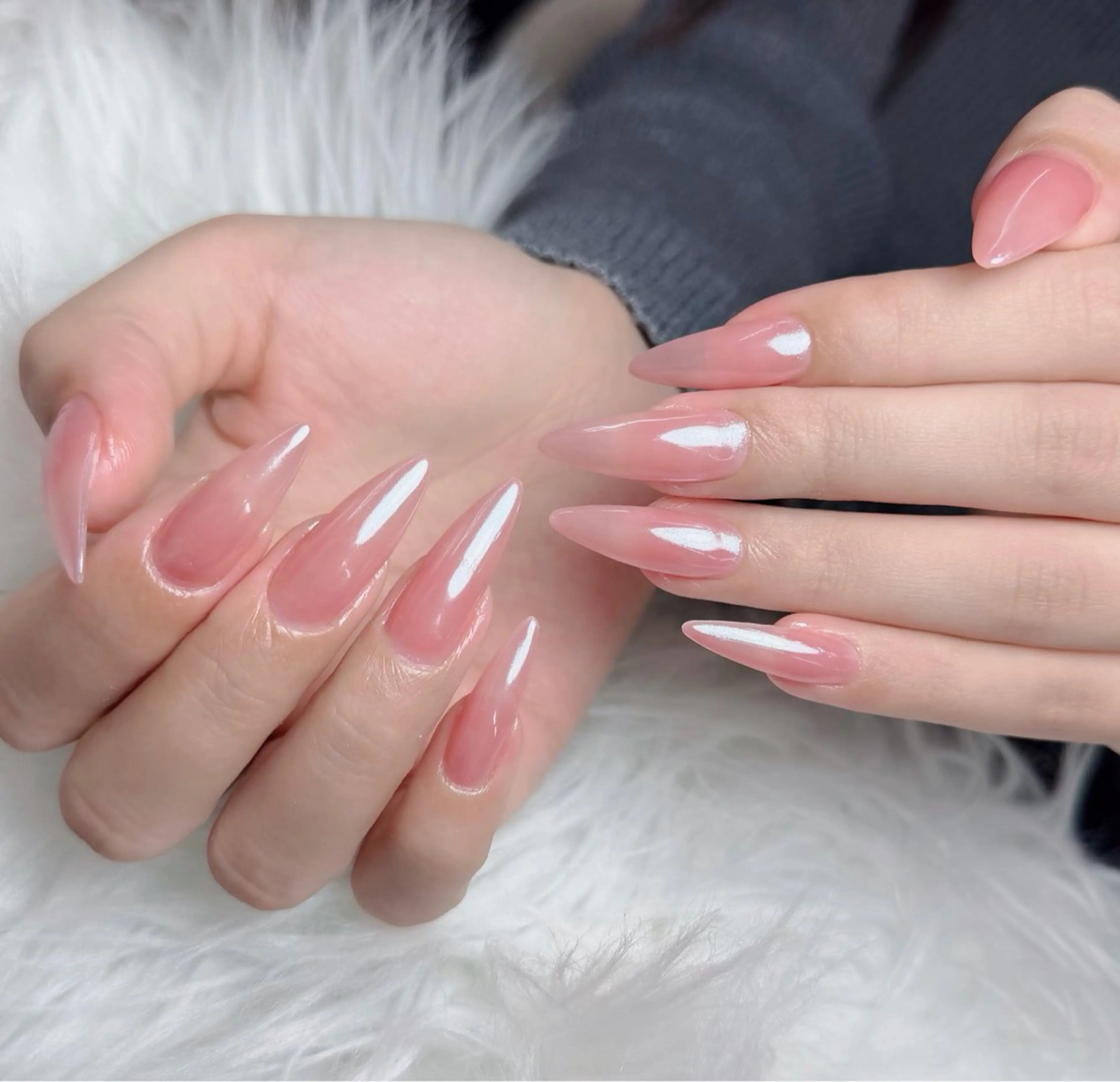 ネイル アートネイル フレンチネイル ジェルネイル 韓国ネイル マグネットネイル ハンドネイル Lenie Nail Okuboのネイルデザイン