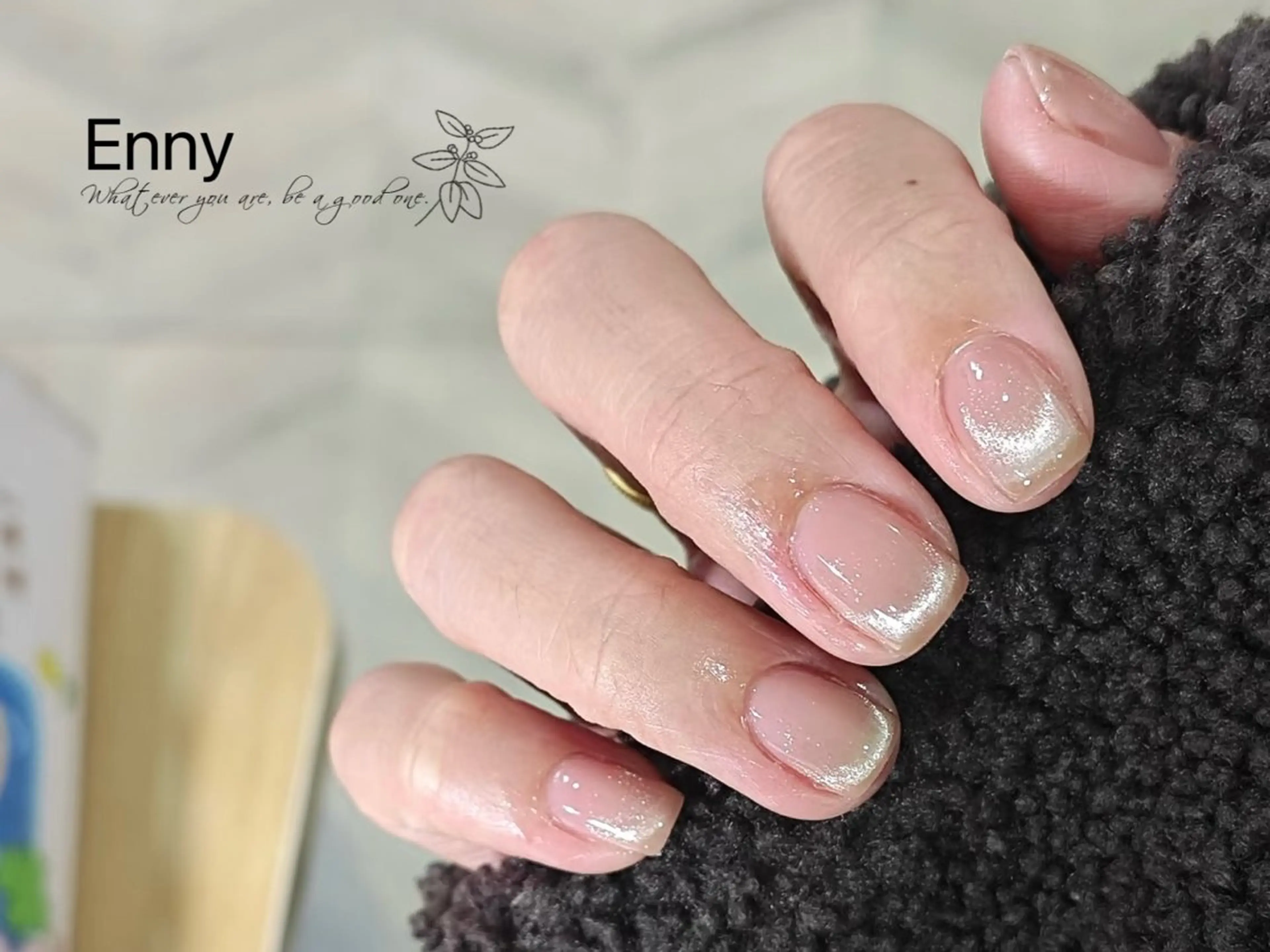 ネイル チークネイル 長さ出し フットネイル フレンチネイル ジェルネイル Lily Ennyのネイルデザイン