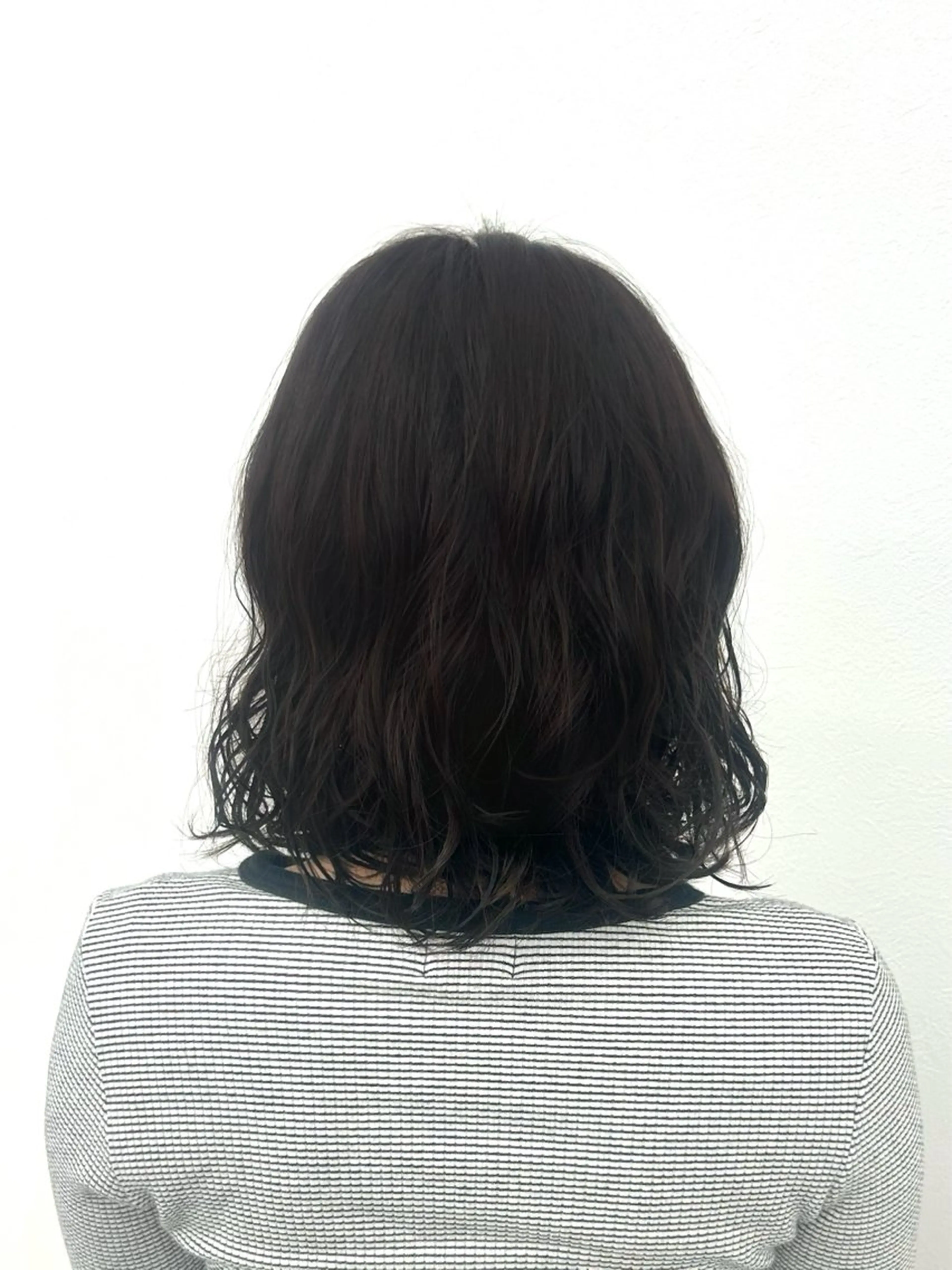 ミディアム カラー ヘアカラー トリートメント 武田 唯来のヘアスタイル