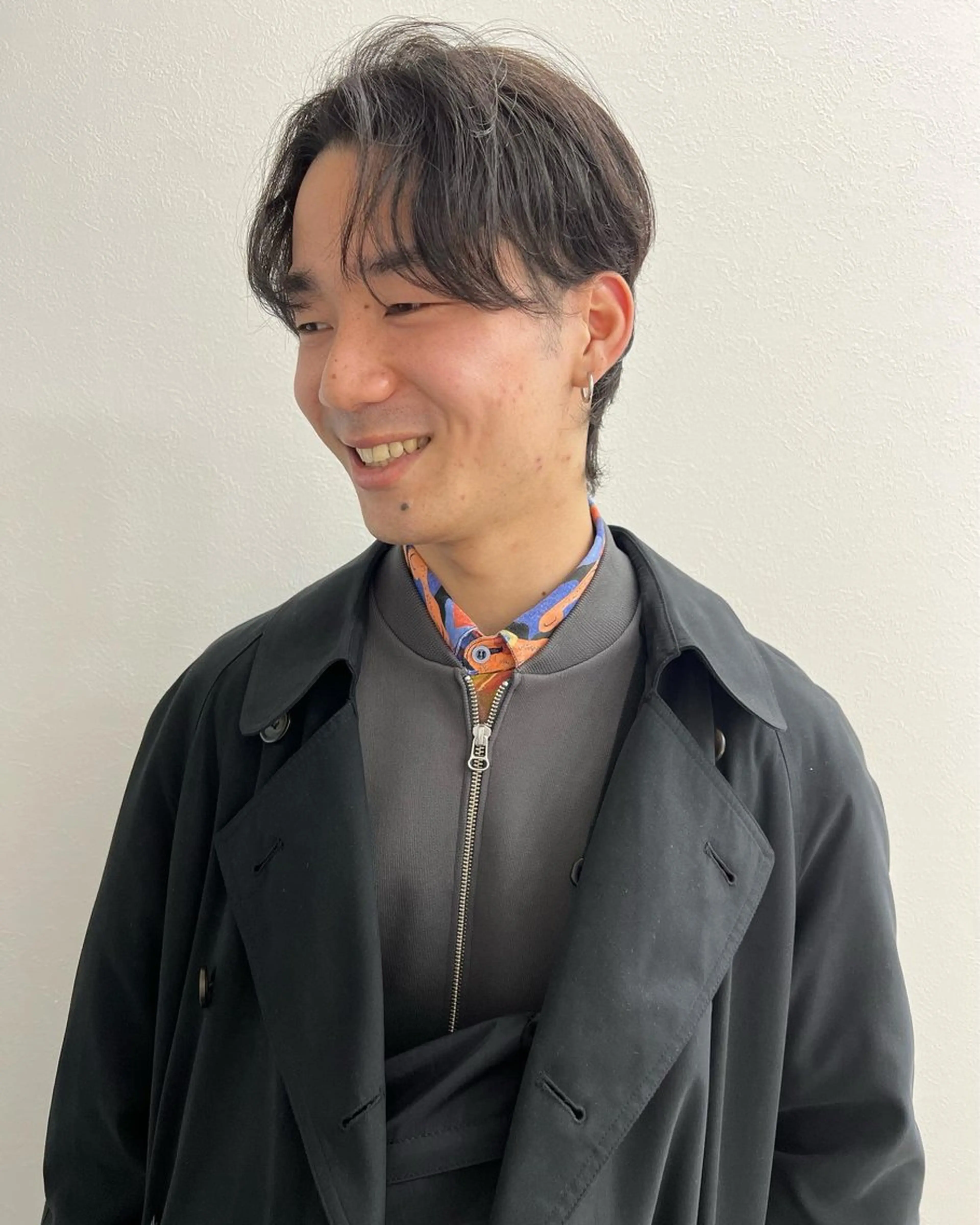 カラー パーマ メンズ アップバング センターパート マッシュ メンズパーマ スパイキーショート カット 縮毛矯正 ヘアセット 【池袋/スパイキー ショート】ⓝⓘⓜⓤのヘアスタイル