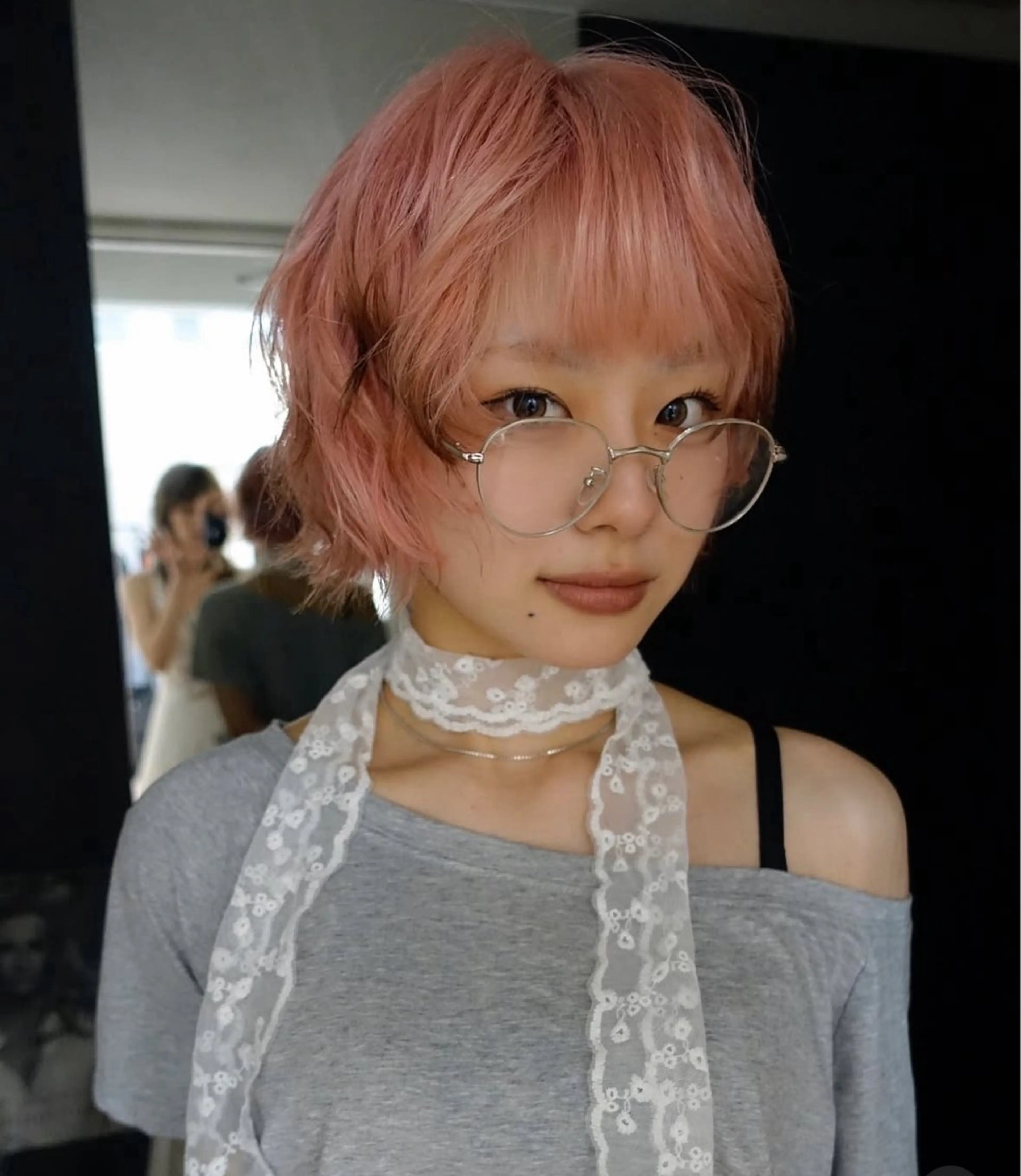 ショート カラー ヘアアレンジ ニュアンスカラー🧶 nanacoのヘアスタイル