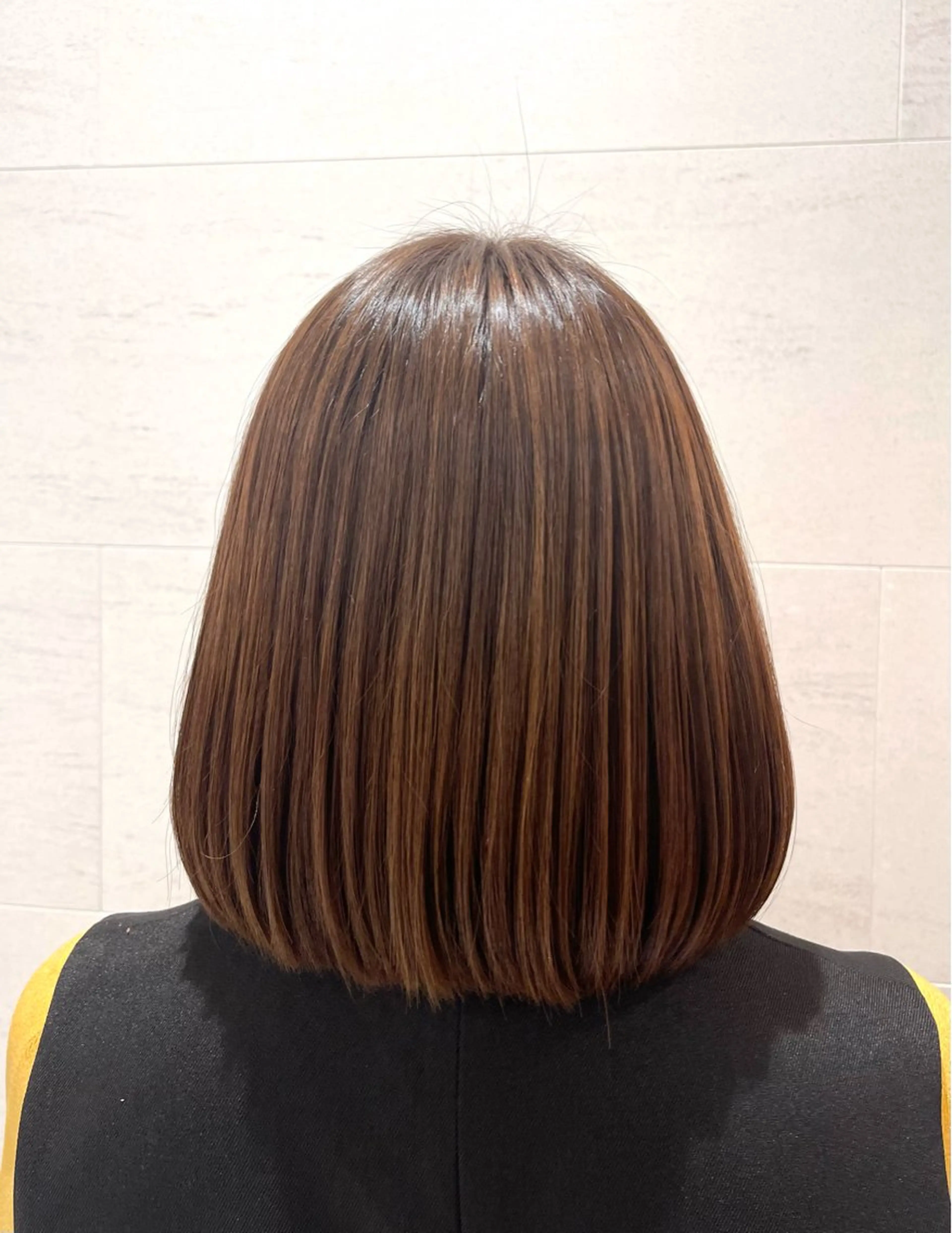 ミディアム ボブ 髪質改善/縮毛矯正 🧸梅川のヘアスタイル