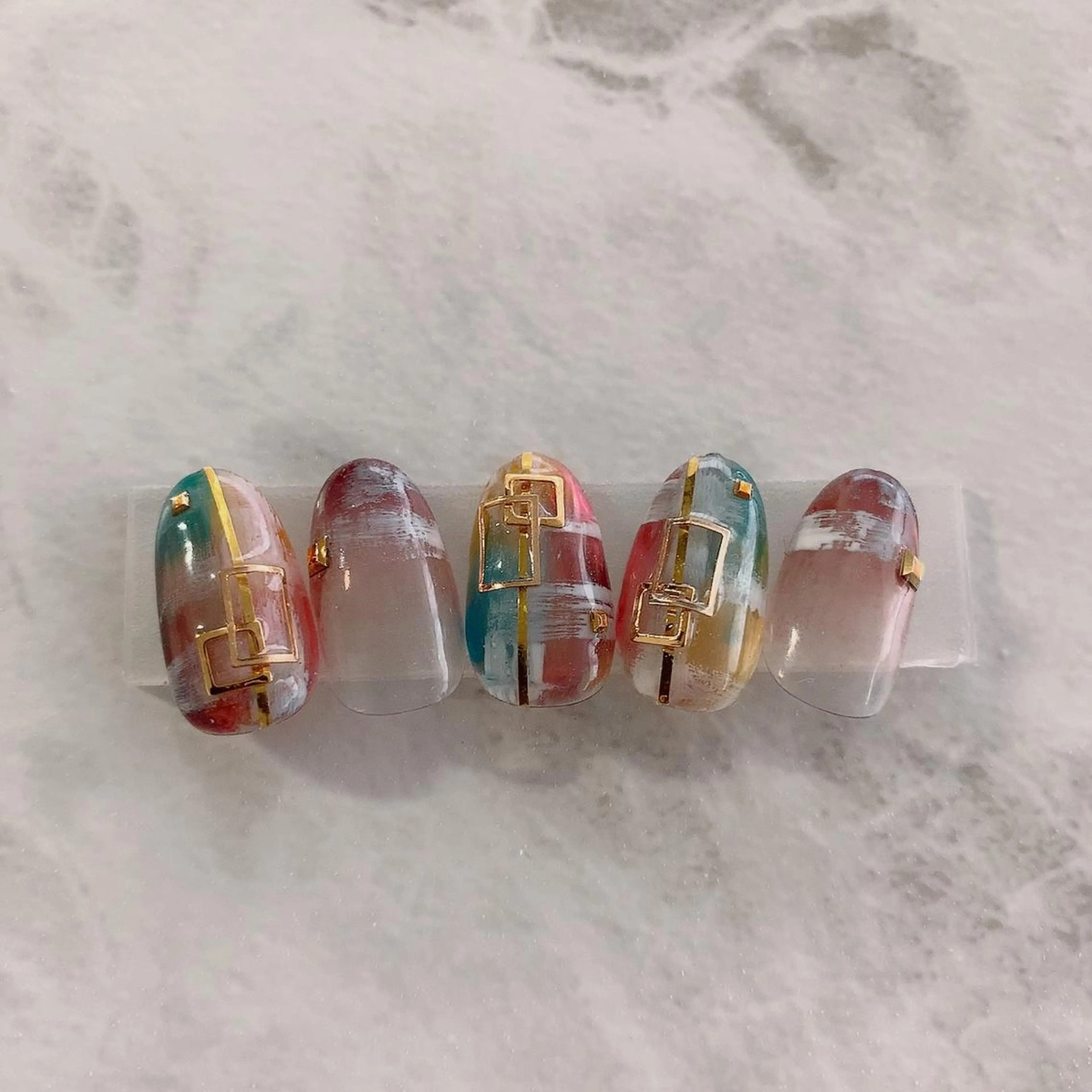 カラー ネイル yuri kaのネイルデザイン